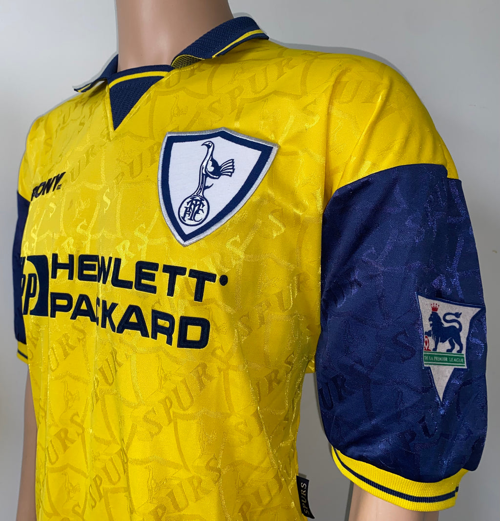 1996/97 TOTTENHAM HOTSPUR MATCH WORN AWAY SHIRT (FENN #20)