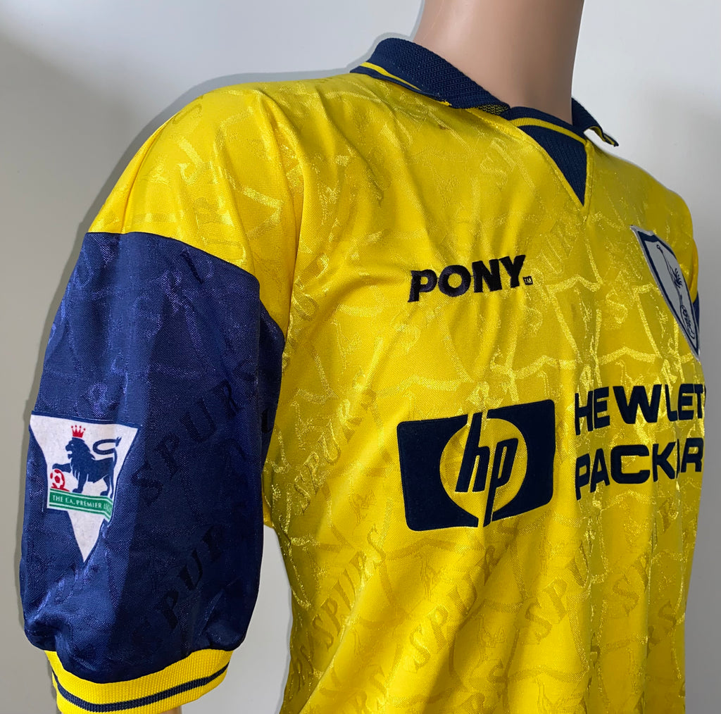1996/97 TOTTENHAM HOTSPUR MATCH WORN AWAY SHIRT (FENN #20)
