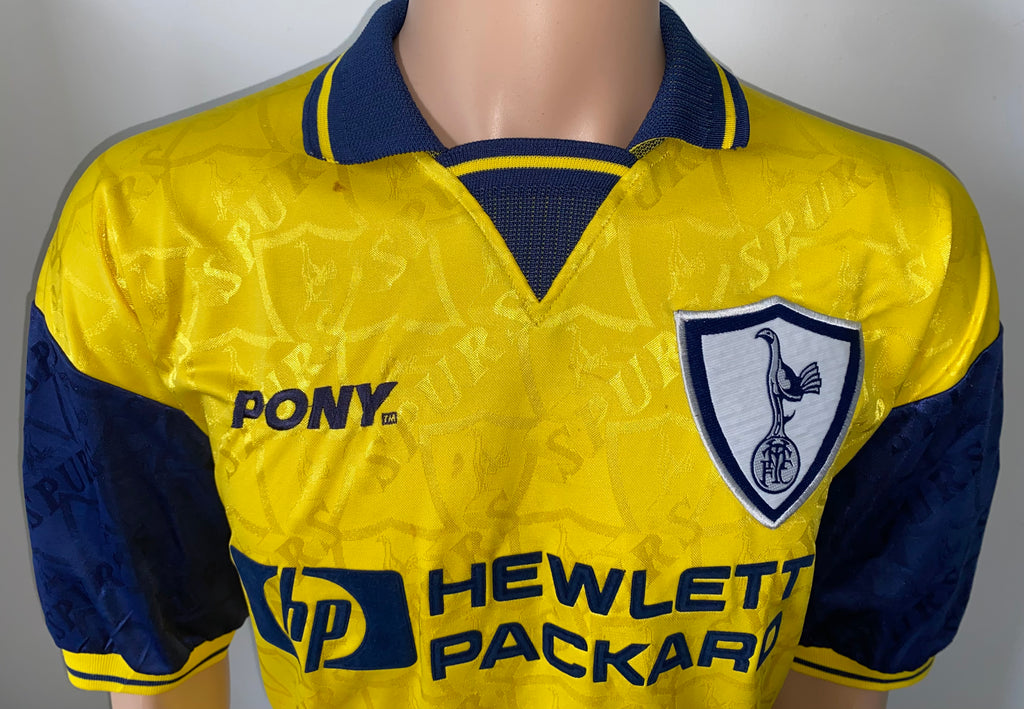 1996/97 TOTTENHAM HOTSPUR MATCH WORN AWAY SHIRT (FENN #20)