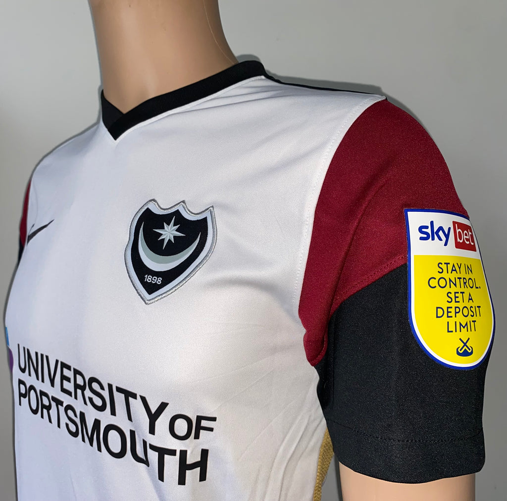 2021/22 PORTSMOUTH MATCH WORN AWAY SHIRT (HARNESS #10)