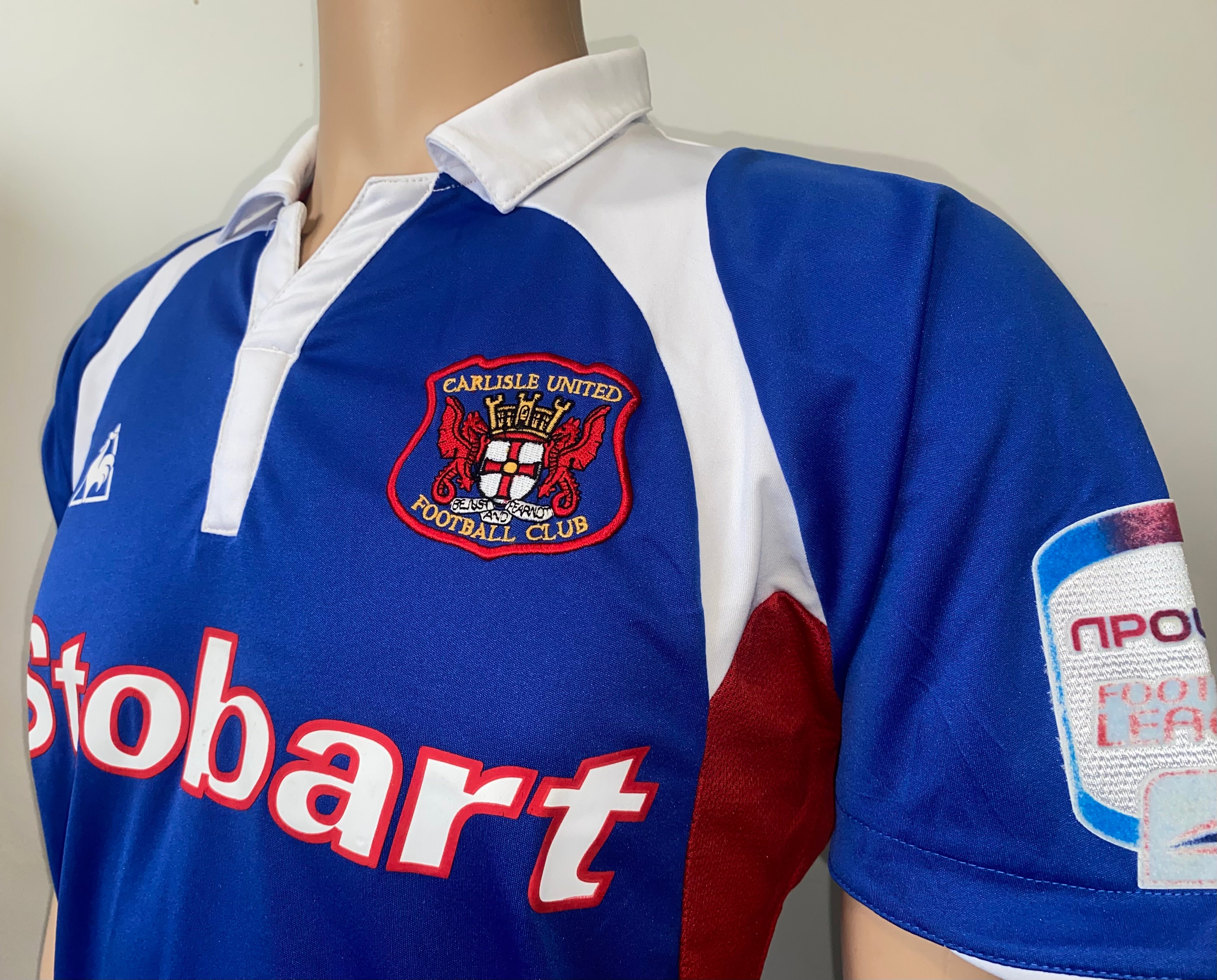 2010/11 MATCH WORN CARLISLE UNITED HOME SHIRT (BERRETT #21)