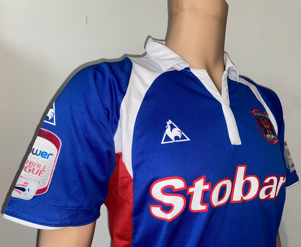 2010/11 MATCH WORN CARLISLE UNITED HOME SHIRT (BERRETT #21)