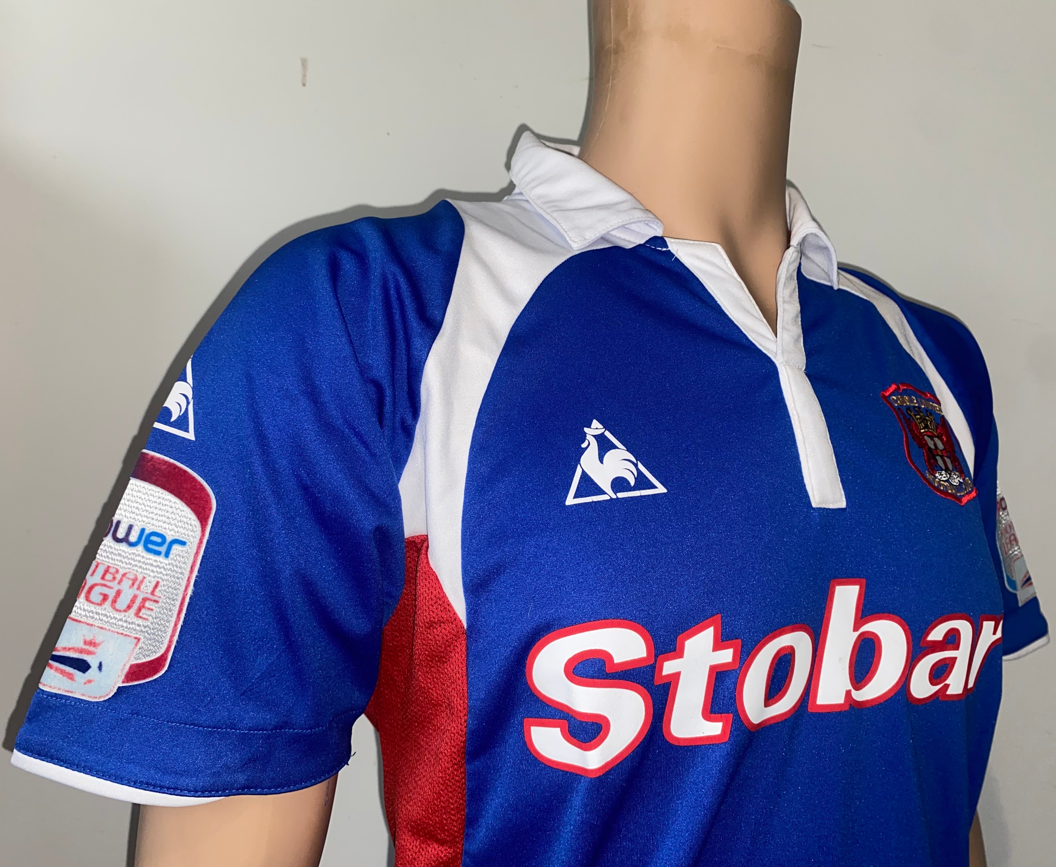 2010/11 MATCH WORN CARLISLE UNITED HOME SHIRT (BERRETT #21)