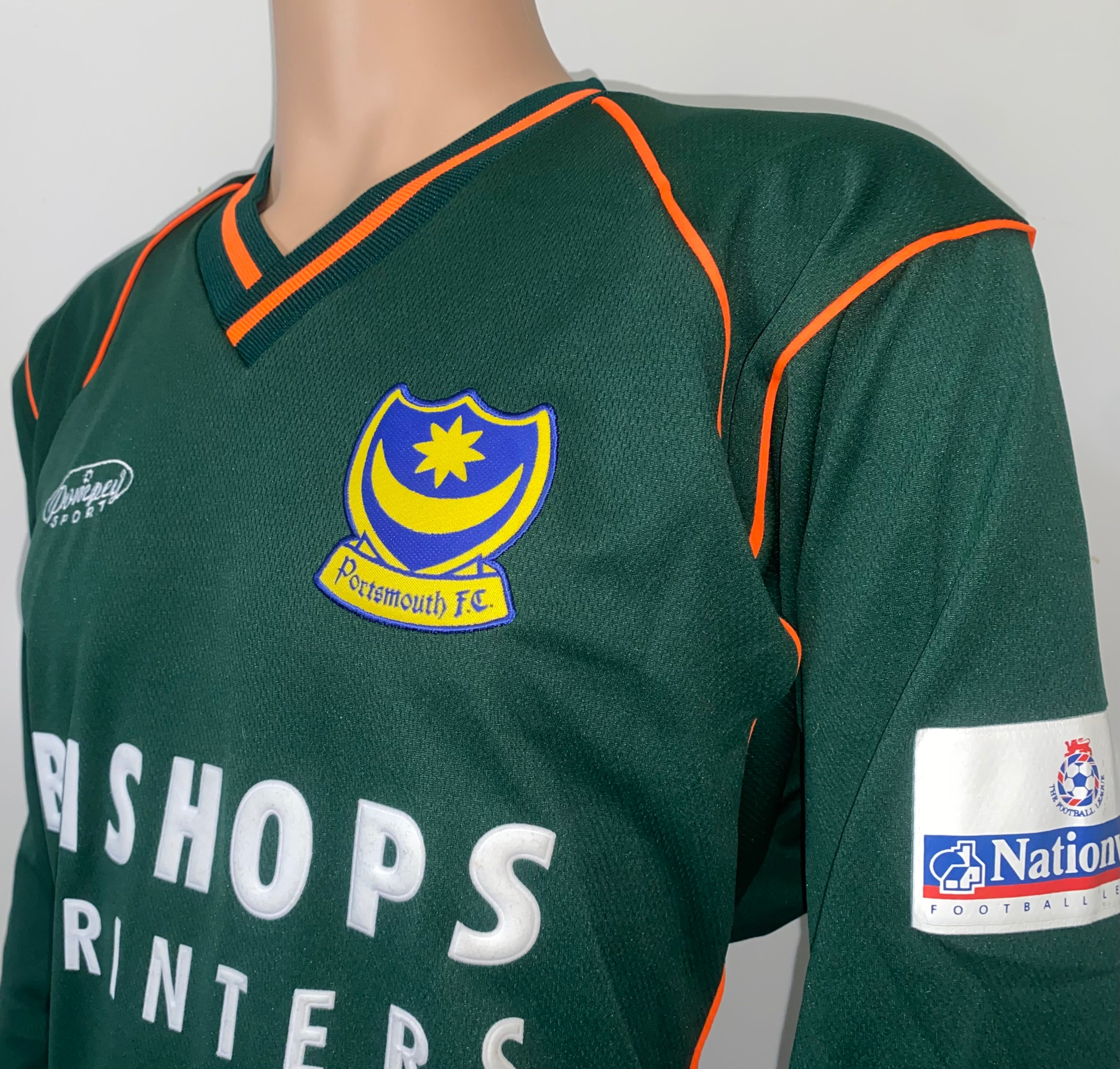 2001/02 PORTSMOUTH MATCH WORN GOALKEEPERS SHIRT KAWAGUCHI #37