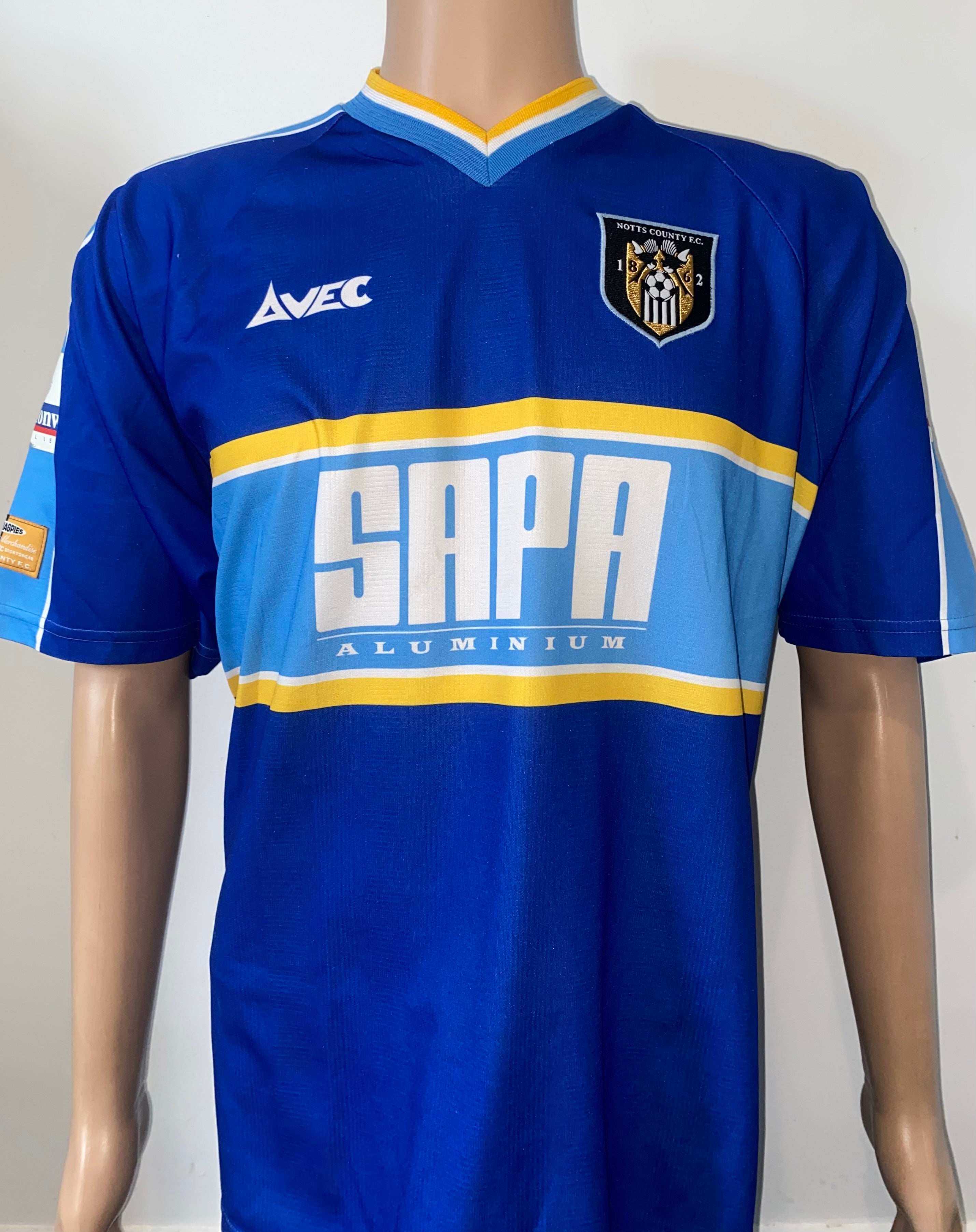 1999/2000 NOTTS COUNTY MATCH WORN 3RD SHIRT (LIBURD #13)
