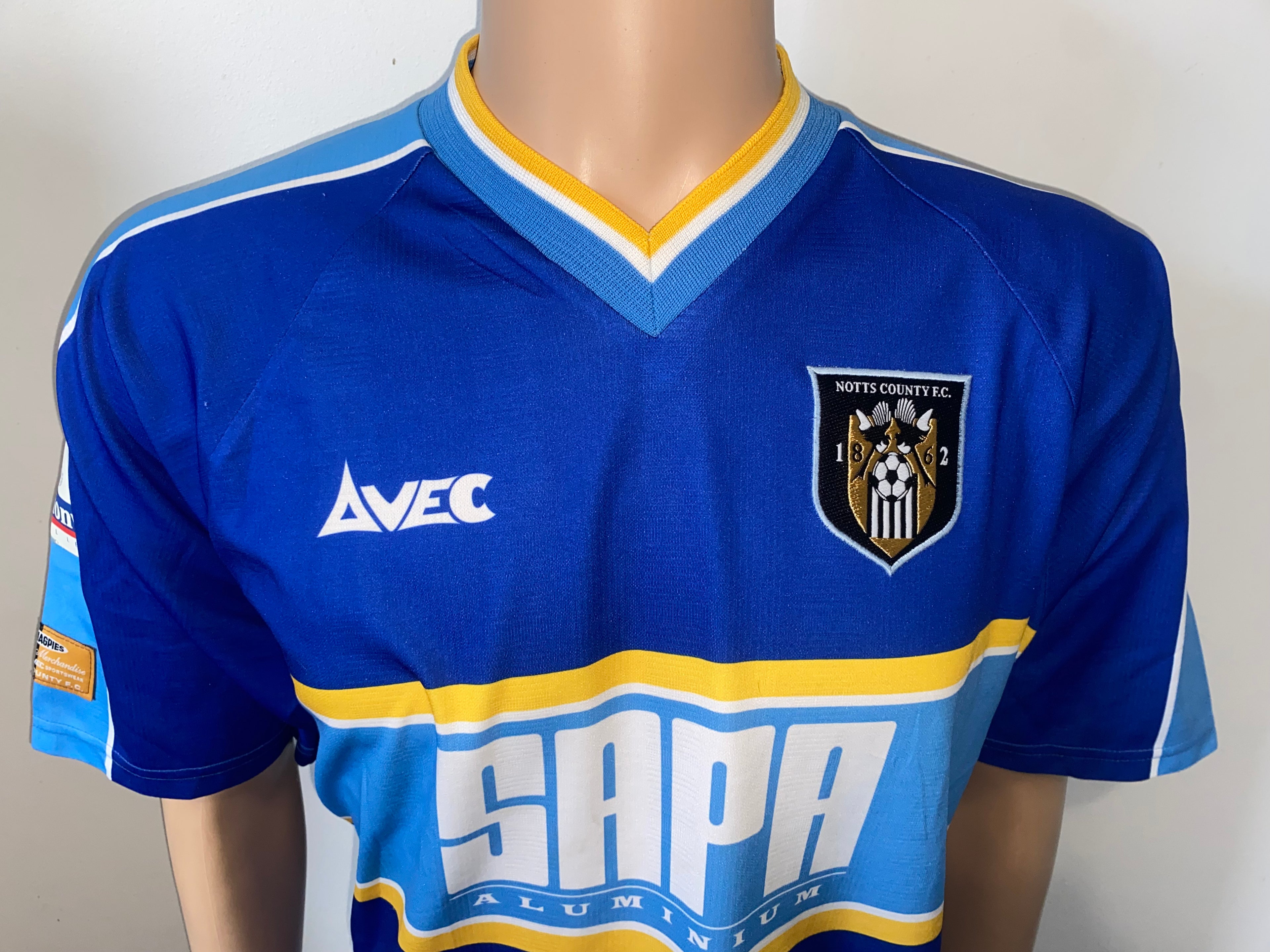 1999/2000 NOTTS COUNTY MATCH WORN 3RD SHIRT (LIBURD #13)
