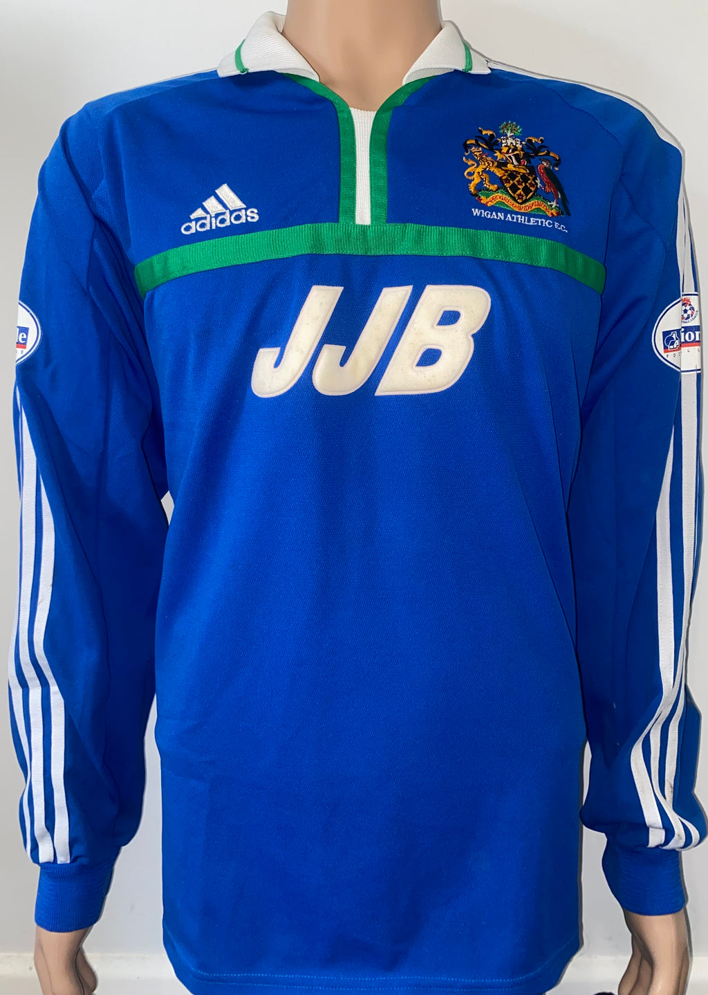 2001/02 WIGAN ATHLETIC MATCH WORN AWAY SHIRT (CROFT #3)