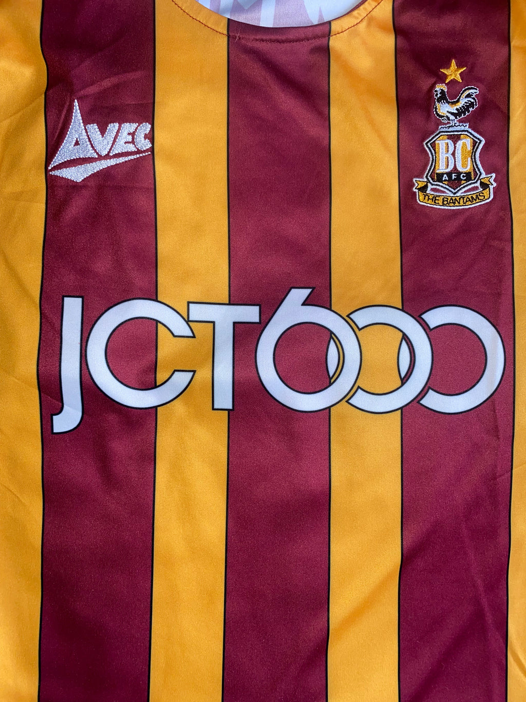 2019/20 BRADFORD CITY MATCH WORN HOME SHIRT (AKPAN #21 v SHREWSBURY TOWN FA CUP 1)