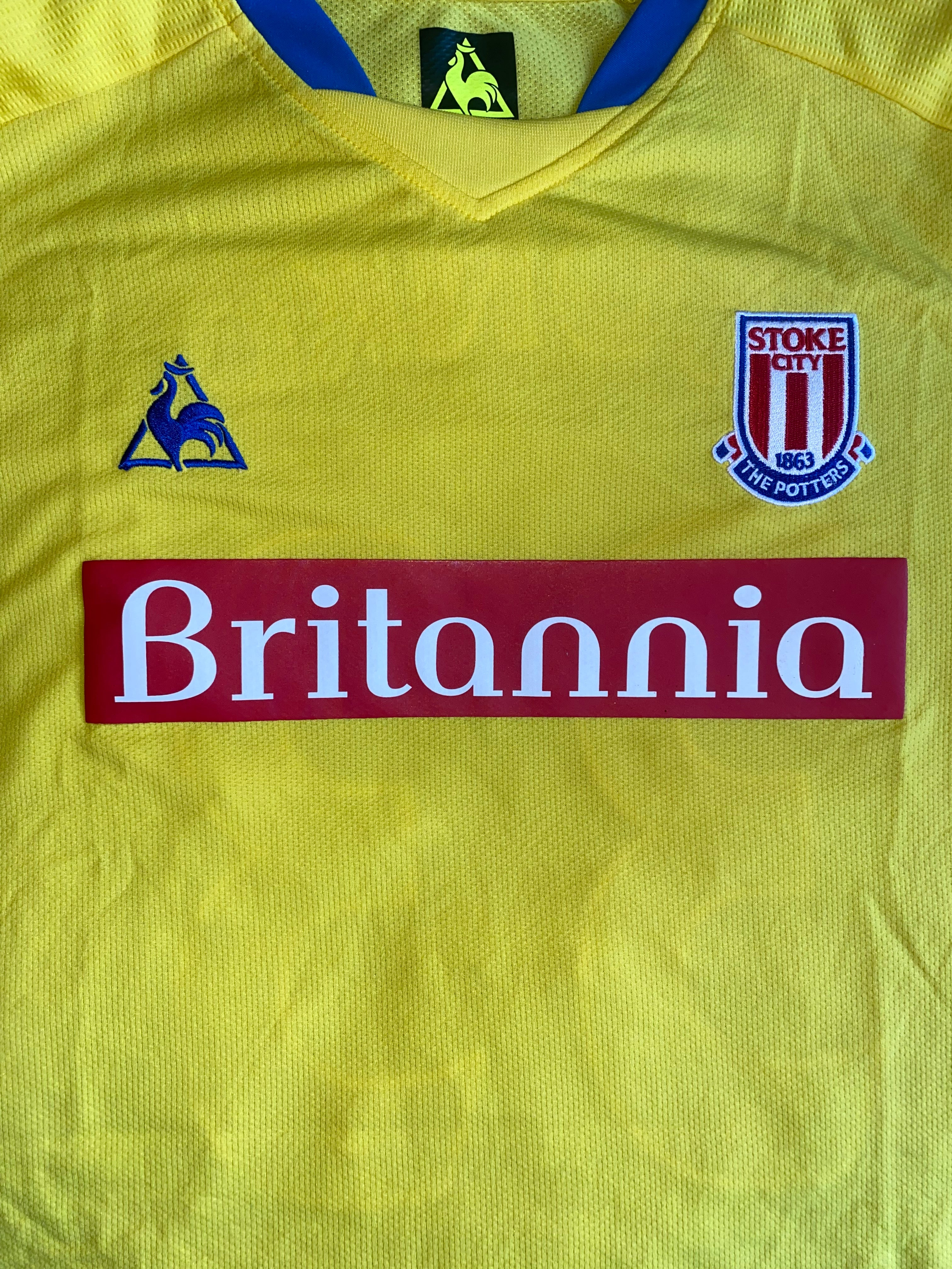 2008/09 STOKE CITY MATCH WORN AWAY SHIRT (SONKO #33)