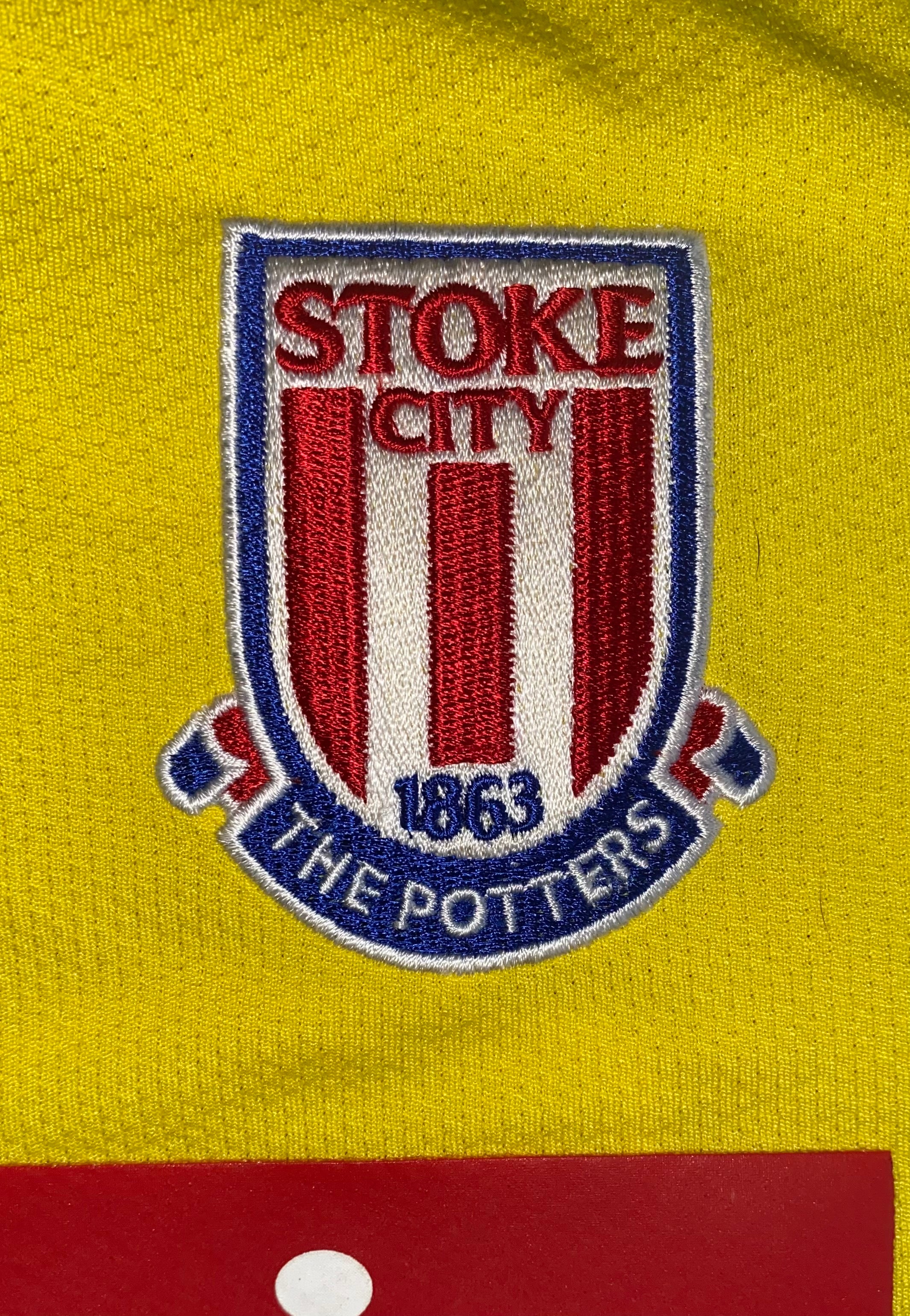 2008/09 STOKE CITY MATCH WORN AWAY SHIRT (SONKO #33)