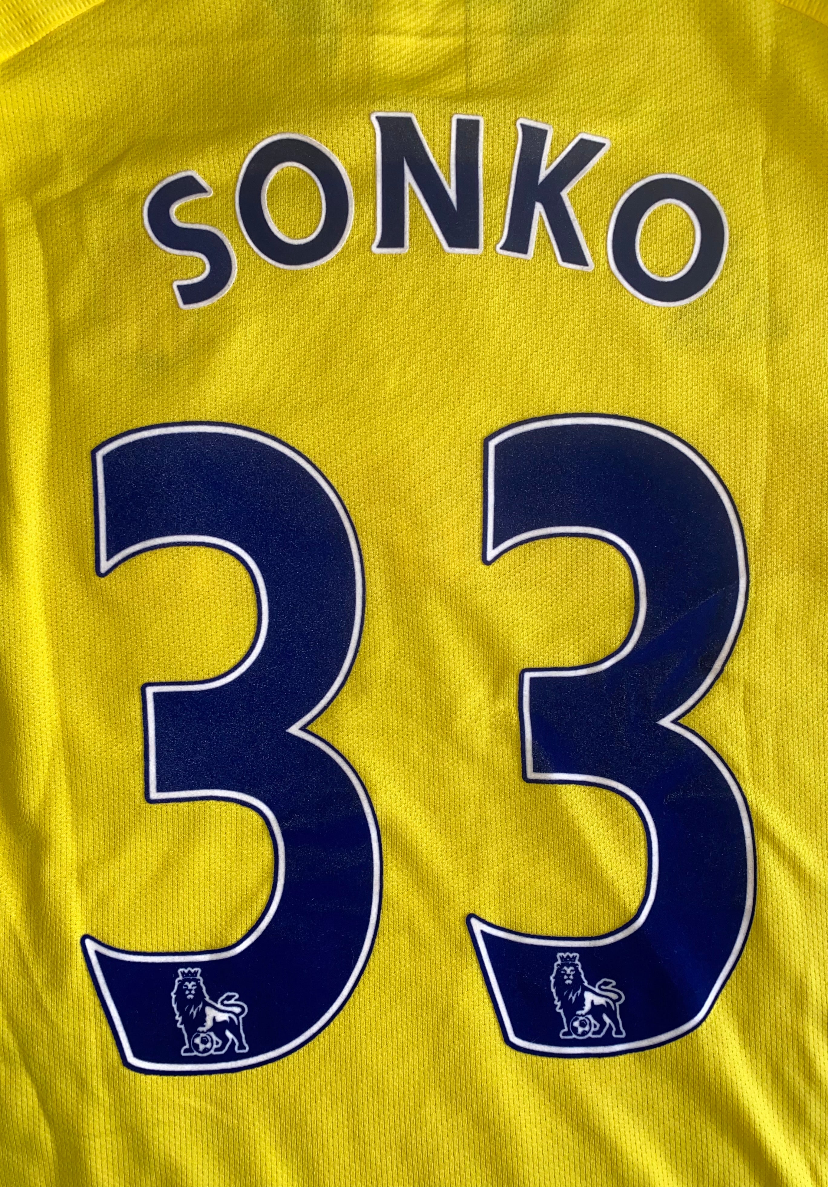 2008/09 STOKE CITY MATCH WORN AWAY SHIRT (SONKO #33)