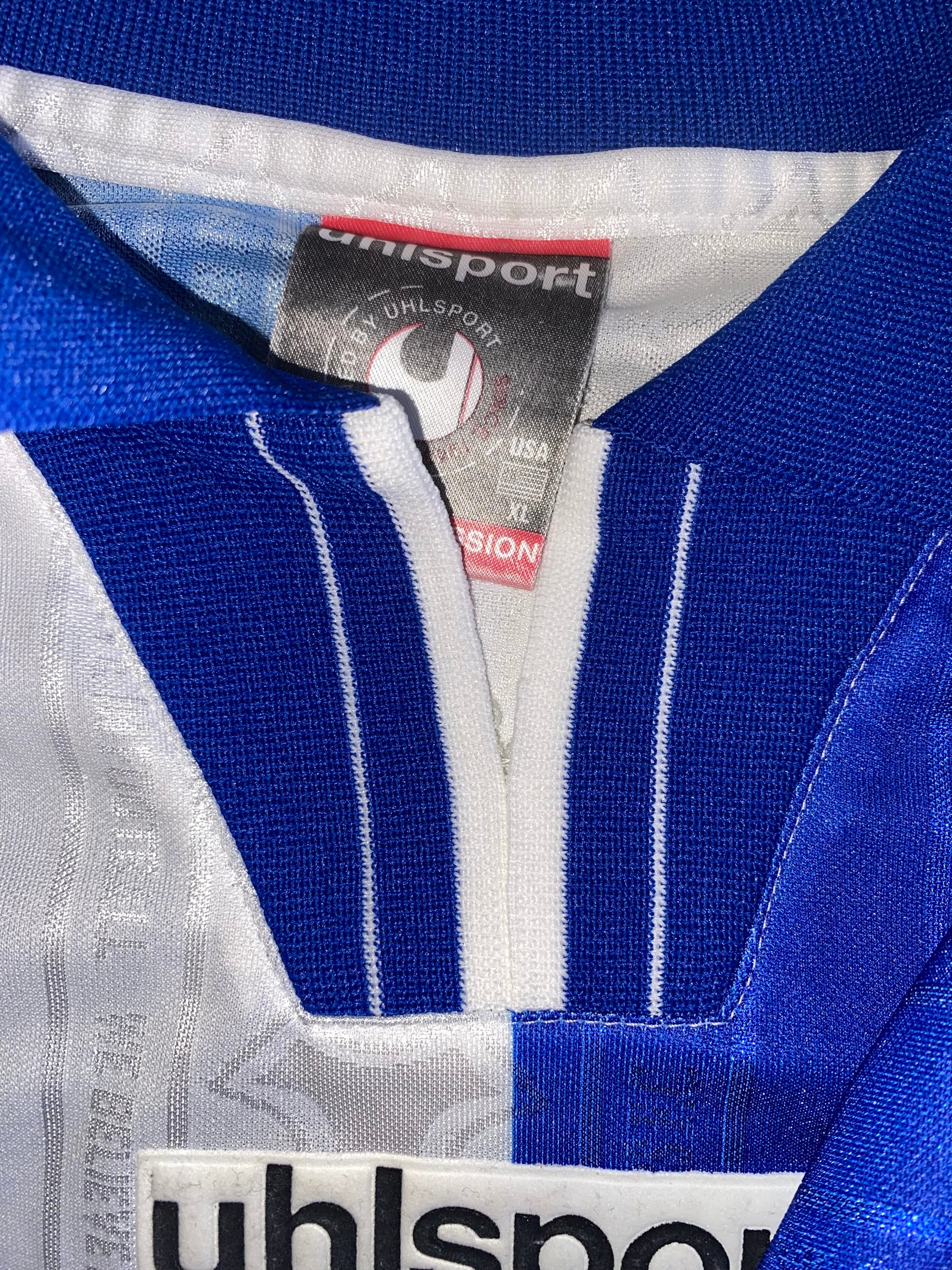1998/99 BLACKBURN ROVERS MATCH WORN HOME SHIRT (SHERWOOD 4)