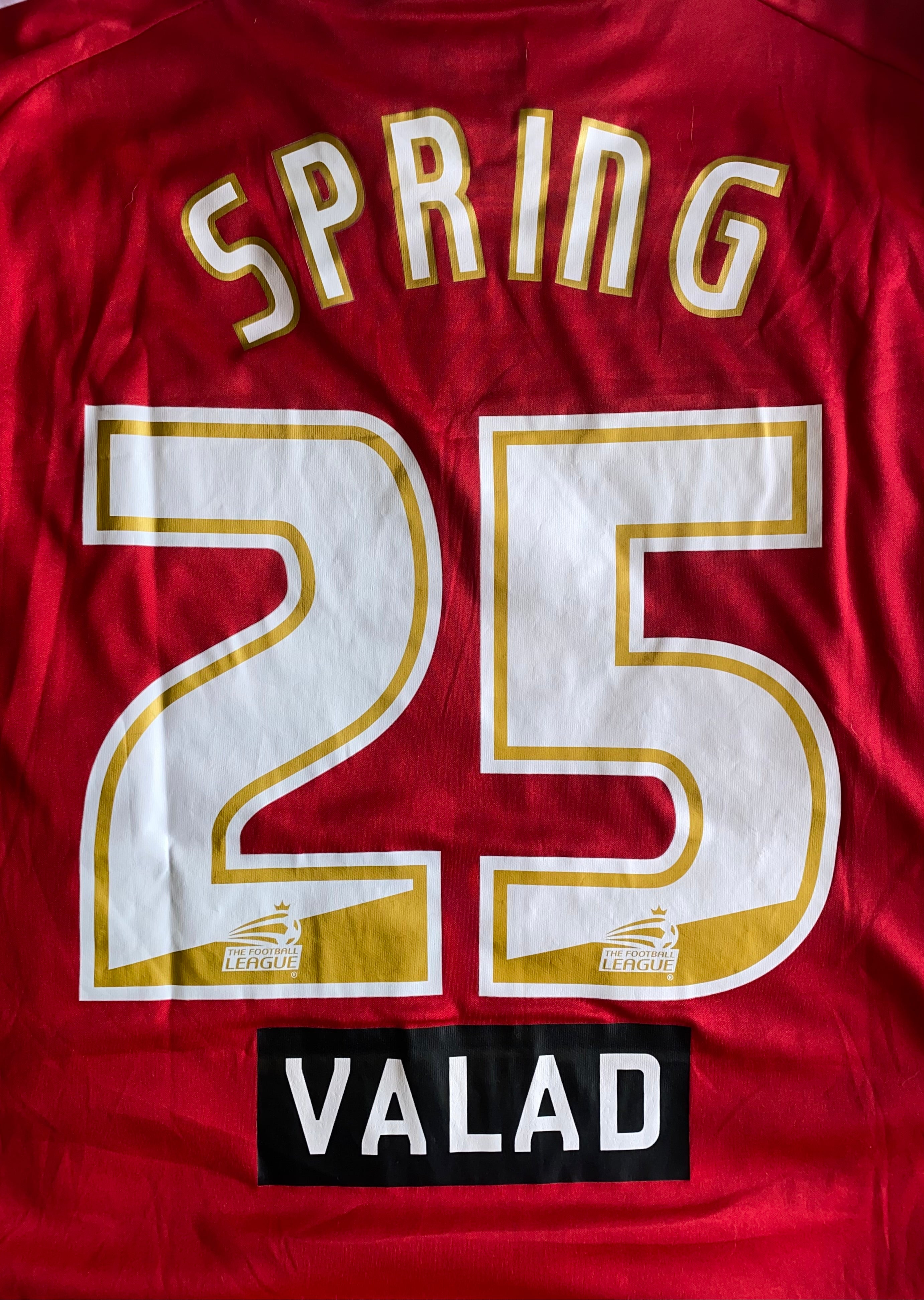2008/09 SHEFFIELD UNITED MATCH WORN SHIRT (SPRING #25)