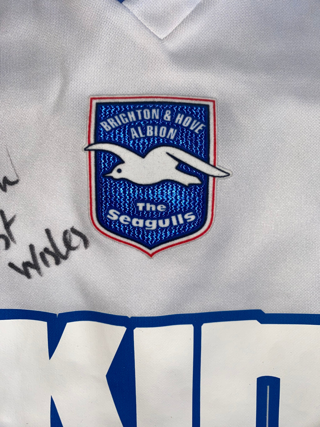2006/07 BRIGHTON AND HOVE ALBION MATCH WORN SHIRT (GATTING #20)