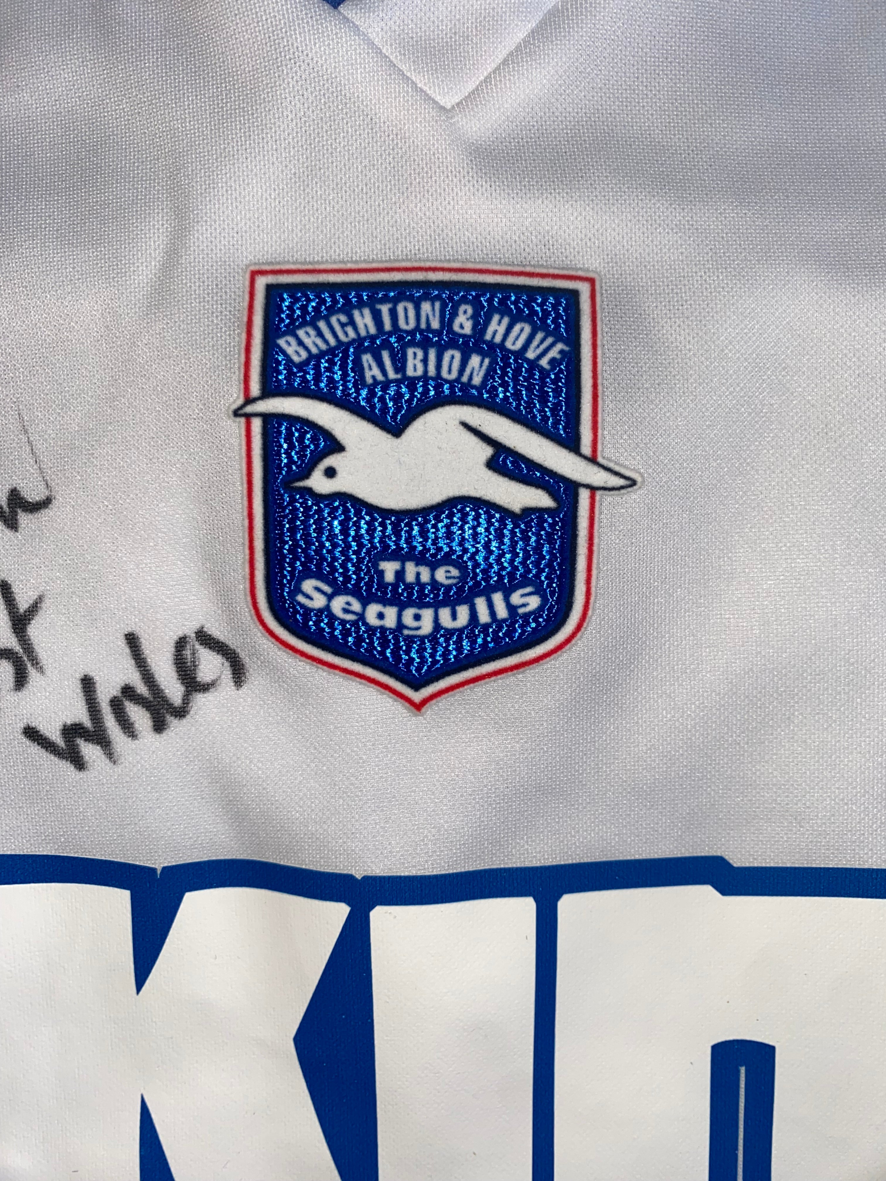 2006/07 BRIGHTON AND HOVE ALBION MATCH WORN SHIRT (GATTING #20)