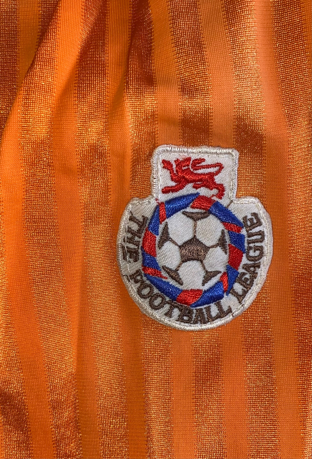 1990/91 BLACKPOOL MATCH WORN HOME SHIRT #11