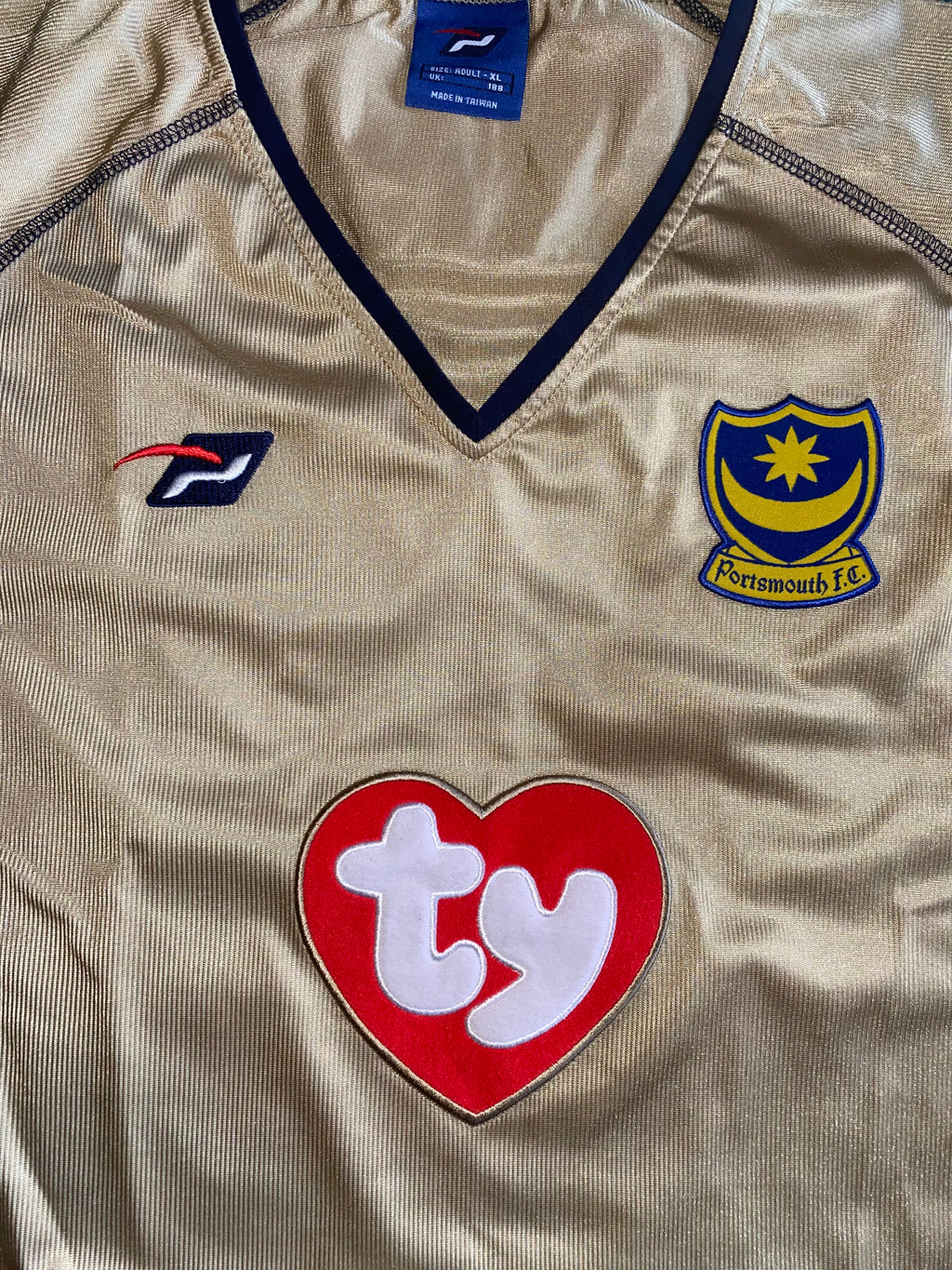 2002/03 MATCH WORN PORTSMOUTH AWAY SHIRT (ROBINSON #16)