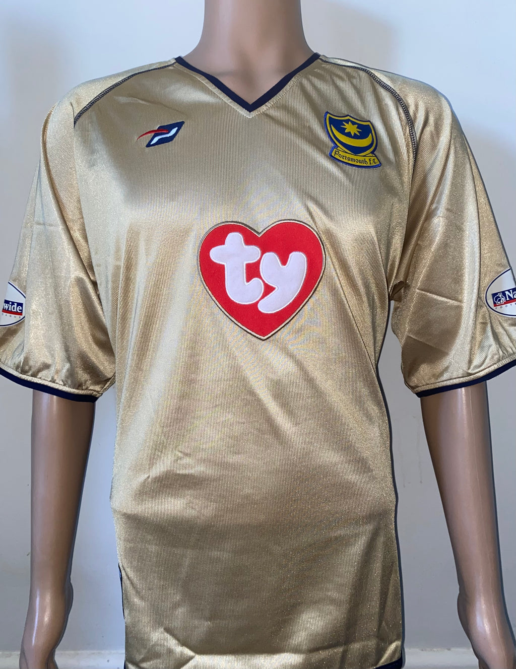2002/03 MATCH WORN PORTSMOUTH AWAY SHIRT (ROBINSON #16)