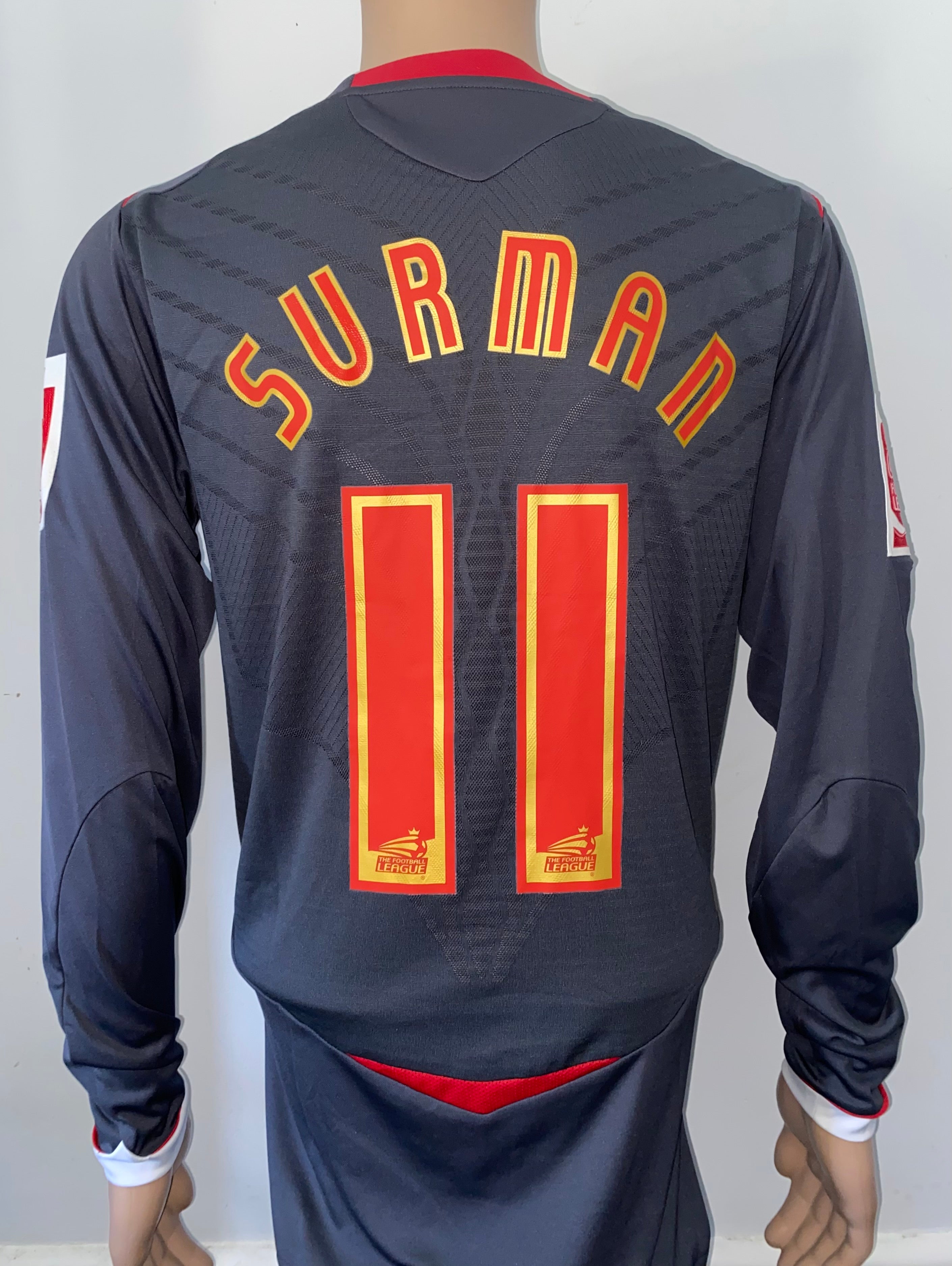 2009 MATCH WORN SOUTHAMPTON AWAY SHIRT (SURMAN #11)