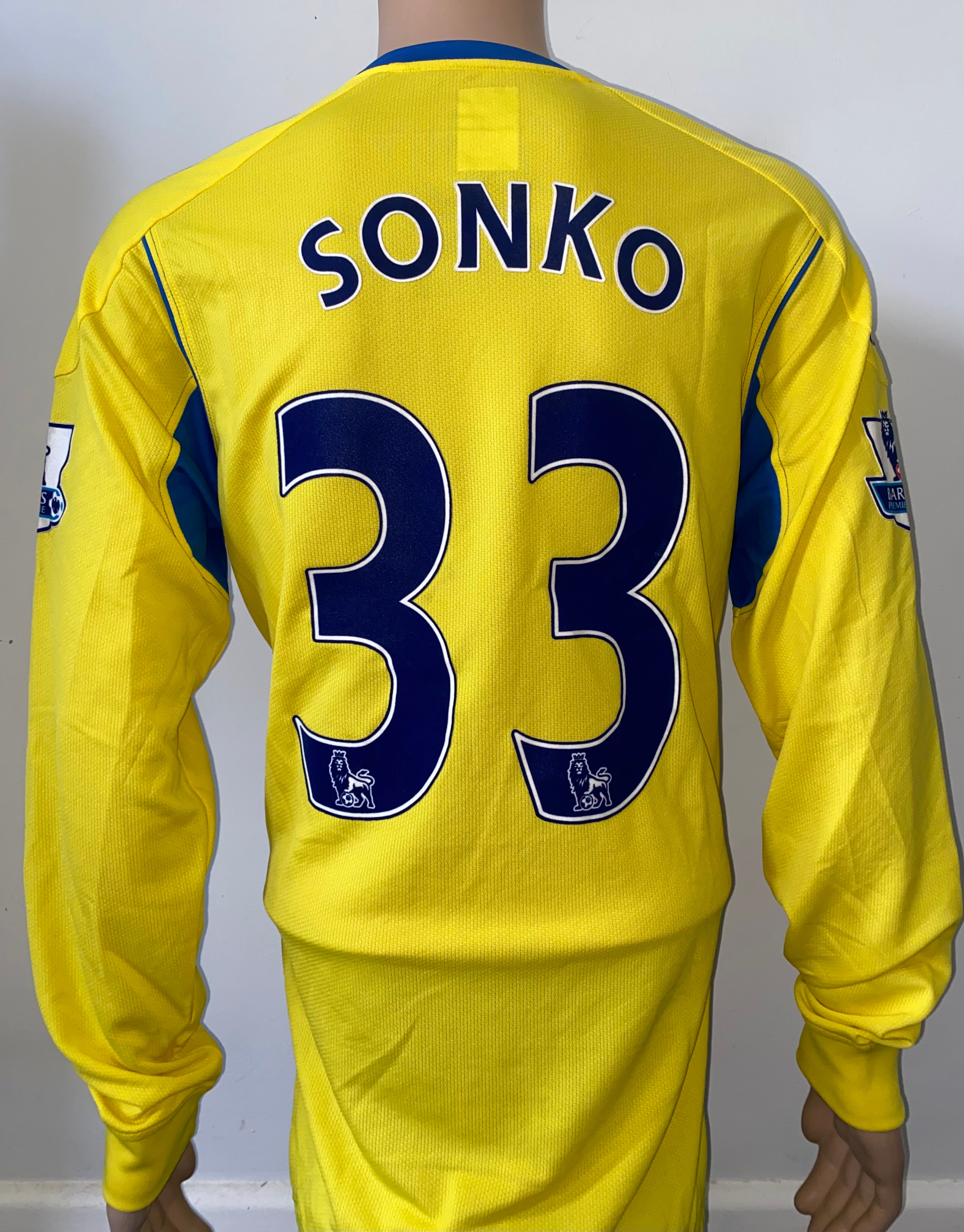 2008/09 STOKE CITY MATCH WORN AWAY SHIRT (SONKO #33)