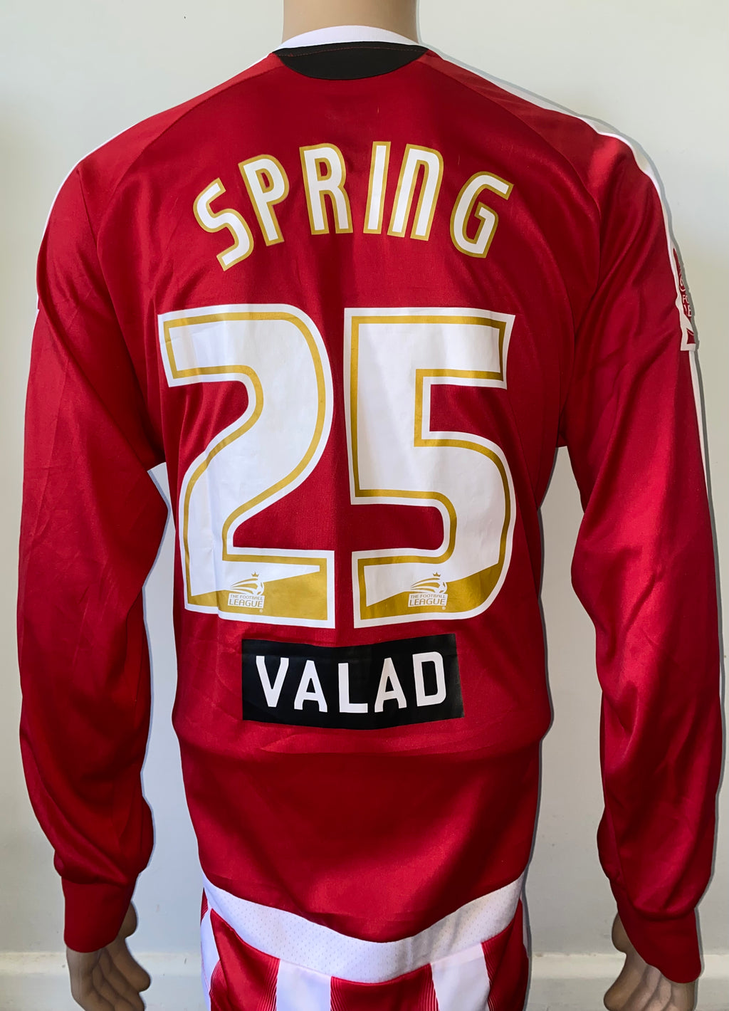 2008/09 SHEFFIELD UNITED MATCH WORN SHIRT (SPRING #25)