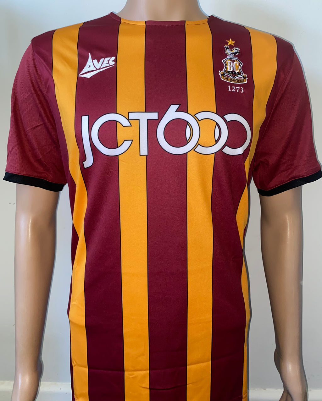 2019/20 BRADFORD CITY MATCH WORN HOME SHIRT (ANDERSON #18)