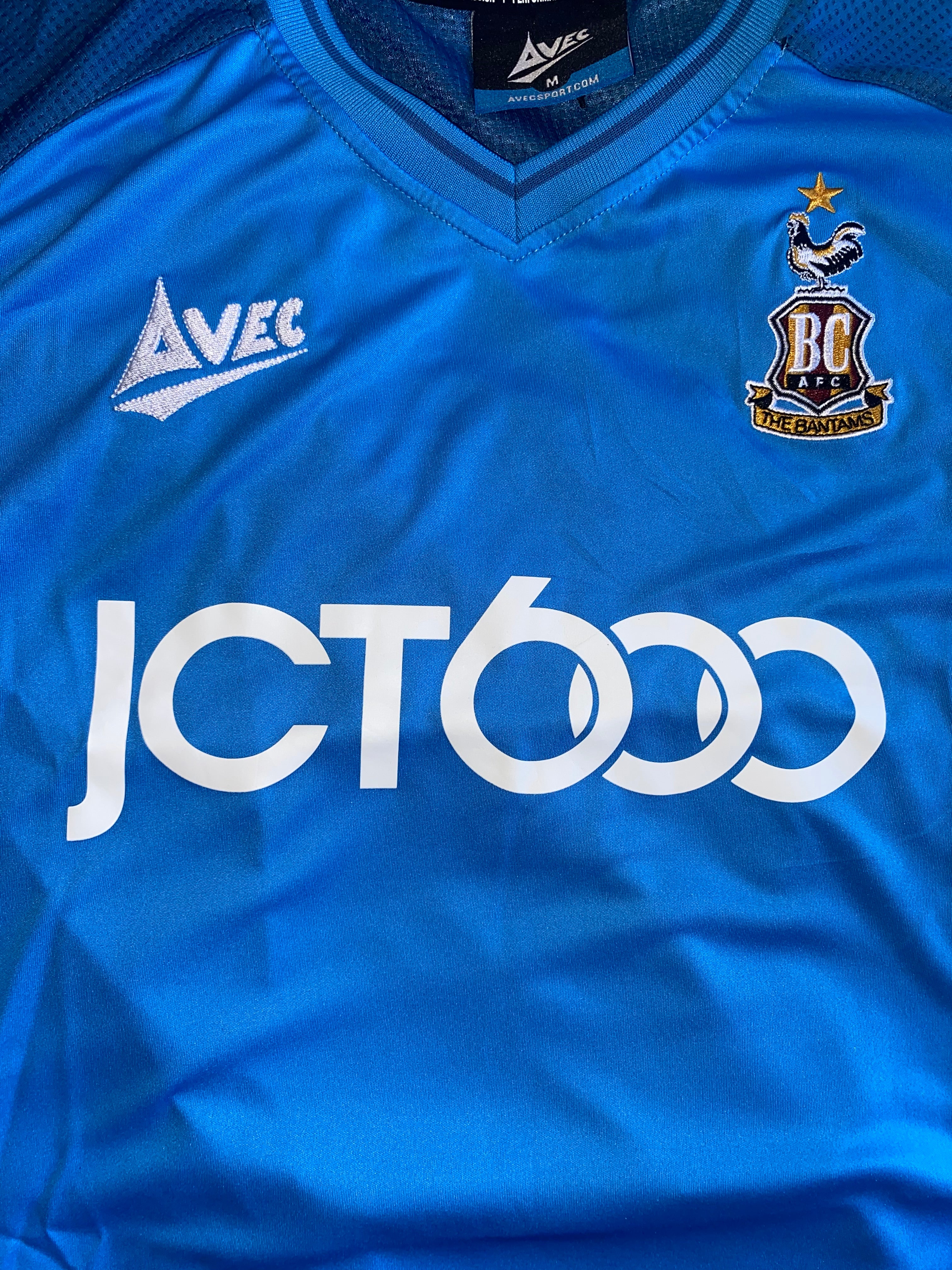 2018/19 BRADFORD CITY MATCH ISSUE AWAY SHIRT (GOLDTHROP #37)