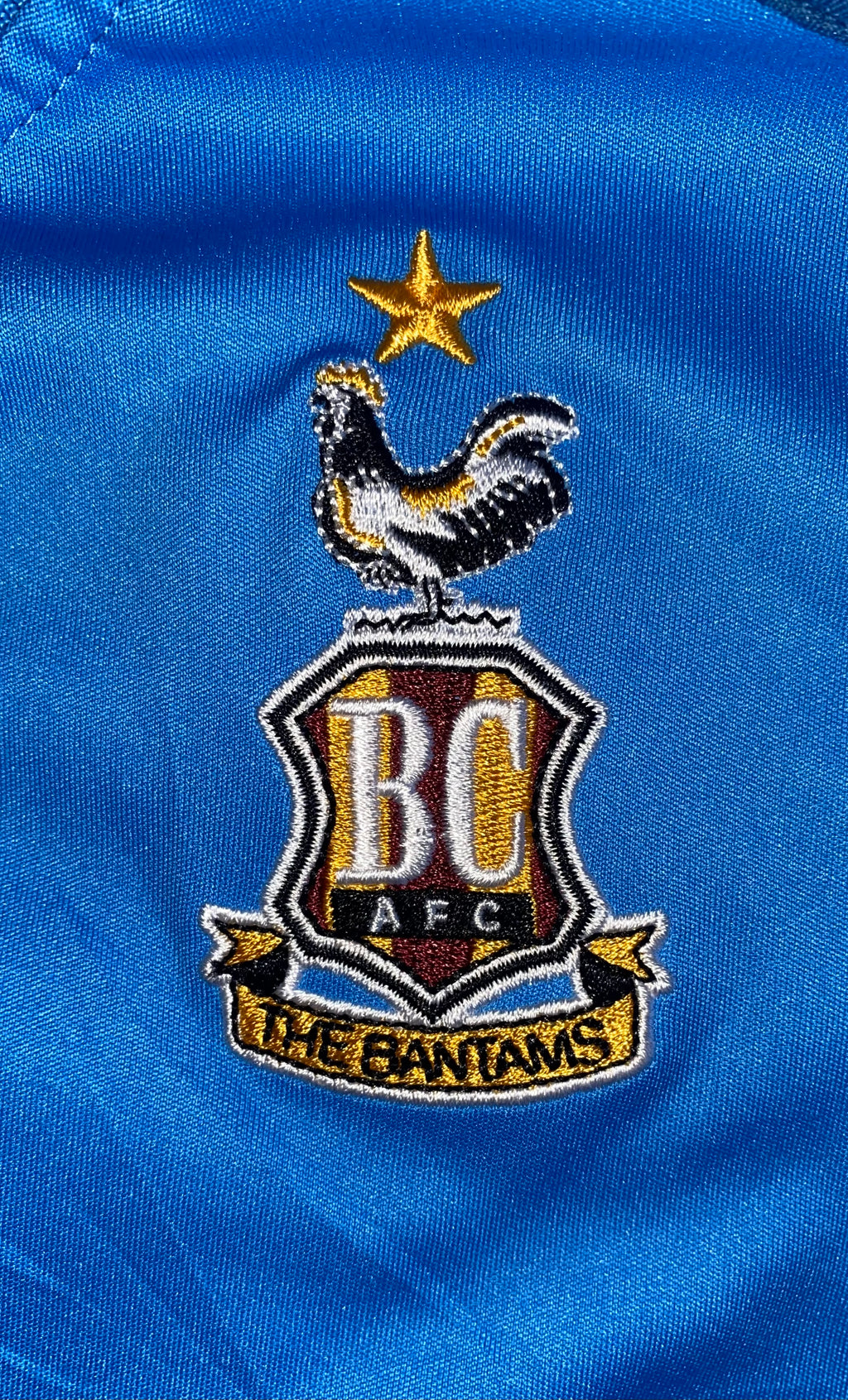 2018/19 BRADFORD CITY MATCH ISSUE AWAY SHIRT (GOLDTHROP #37)