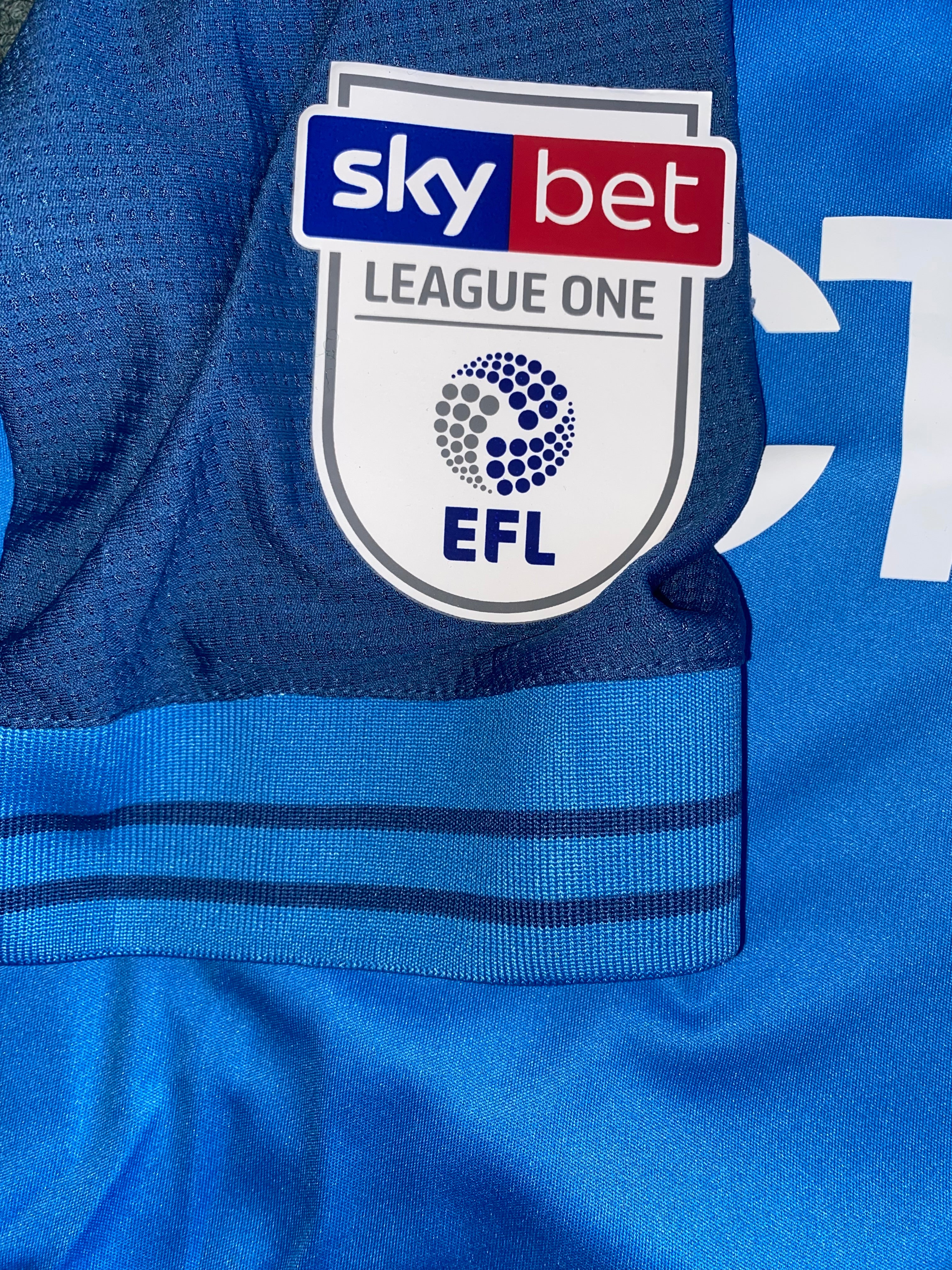 2018/19 BRADFORD CITY MATCH ISSUE AWAY SHIRT (GOLDTHROP #37)