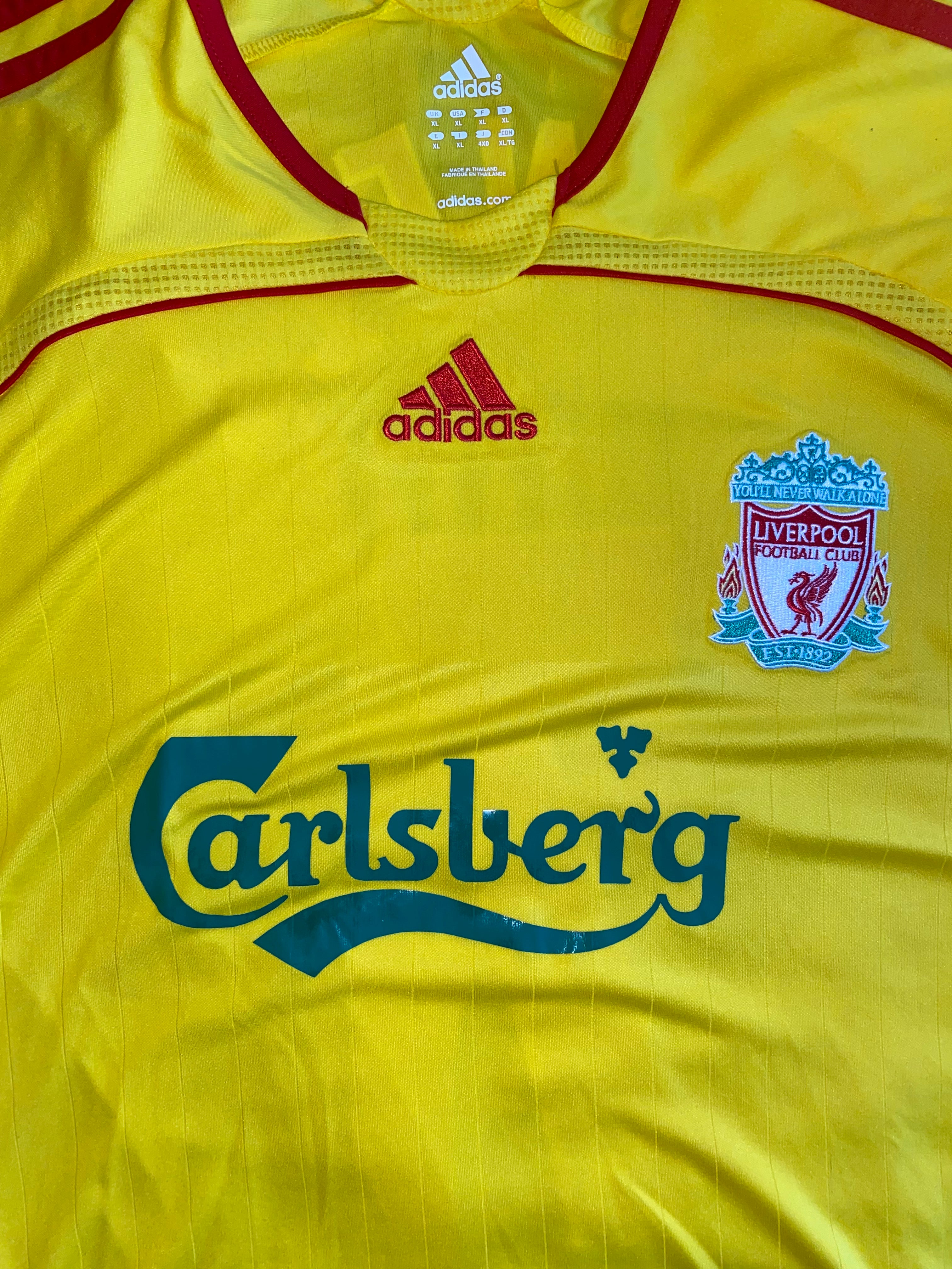 2006/07 LIVERPOOL MATCH ISSUE AWAY SHIRT (KEWELL #7)