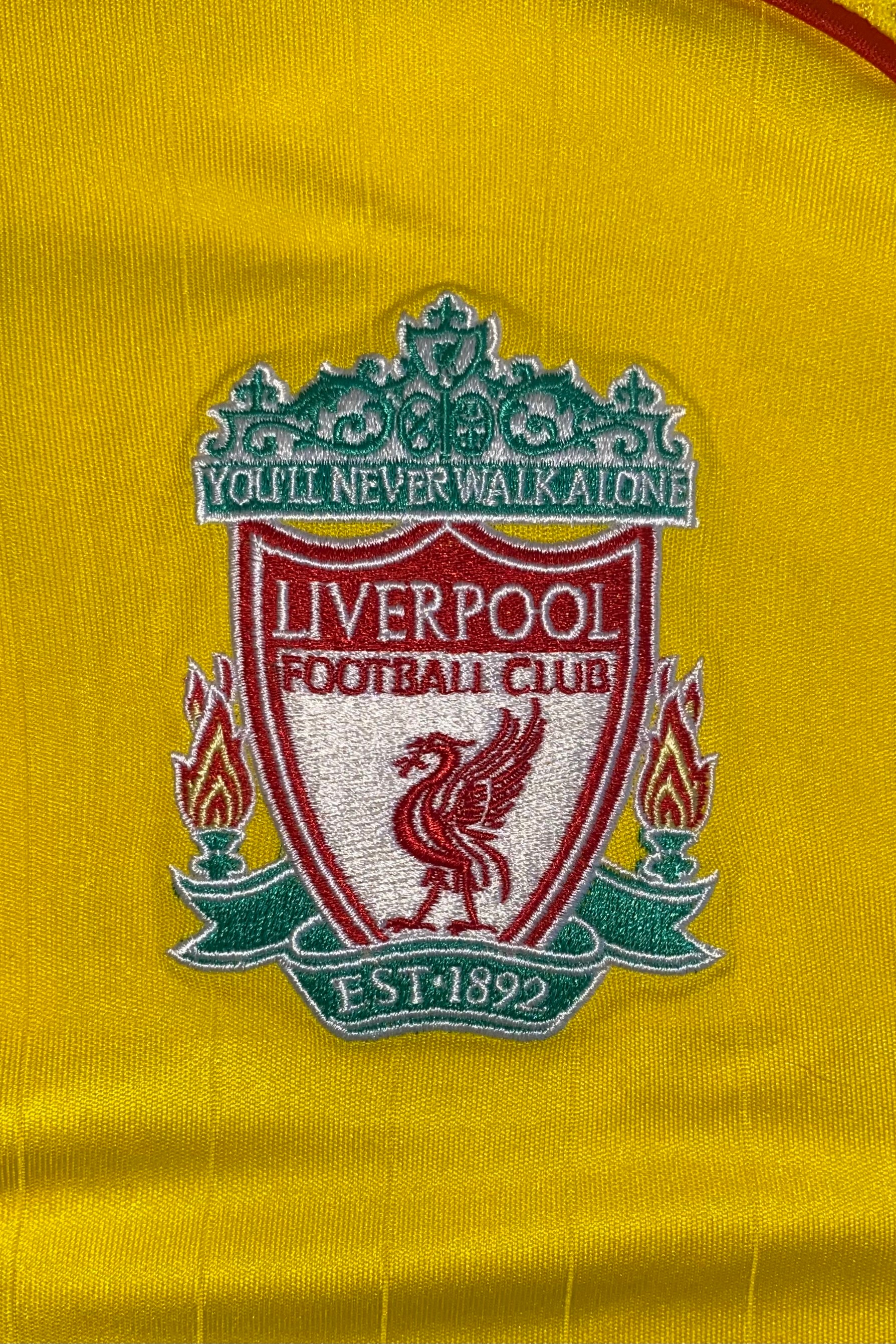2006/07 LIVERPOOL MATCH ISSUE AWAY SHIRT (KEWELL #7)