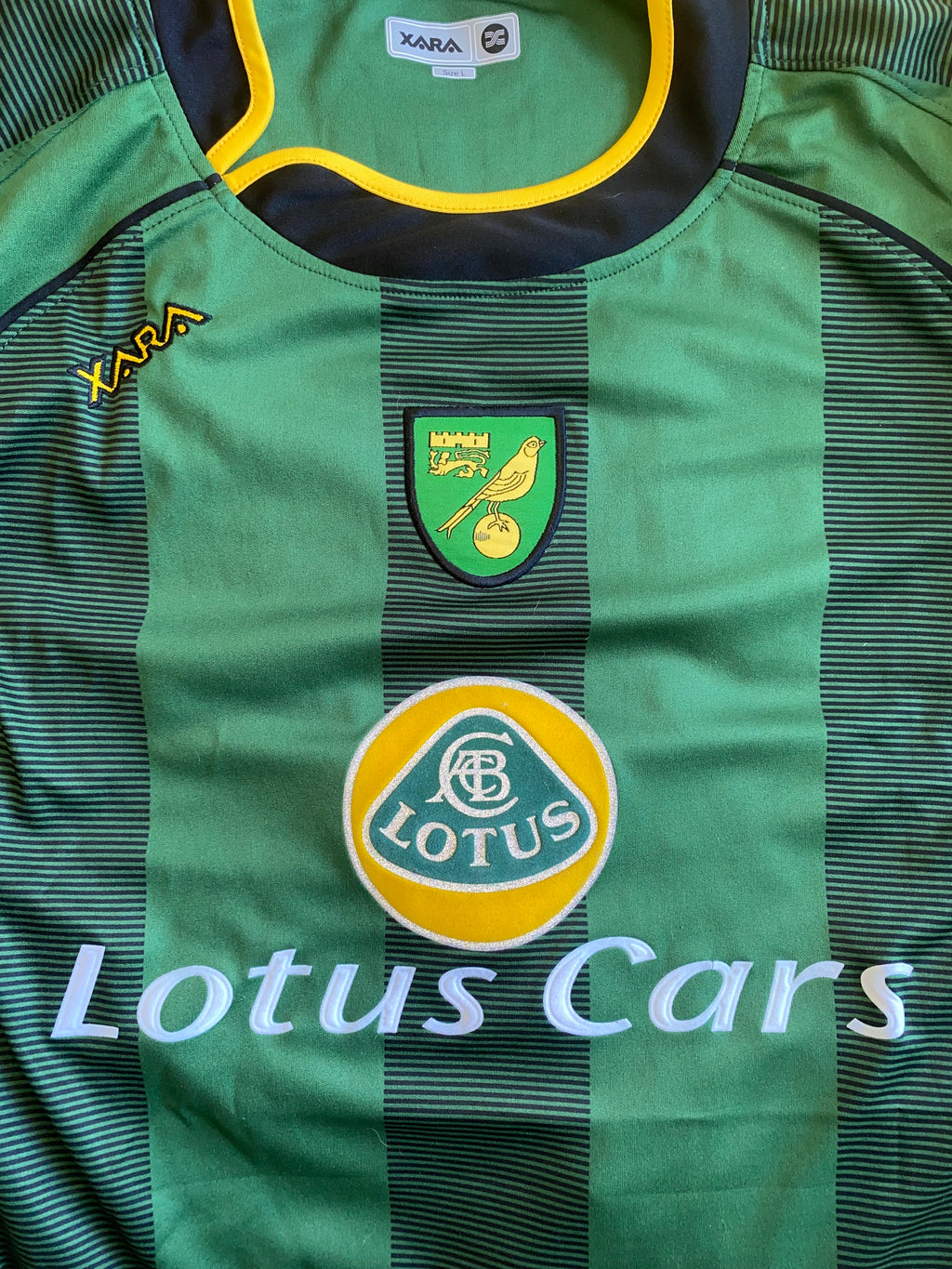2005/06 NORWICH CITY MATCH WORN AWAY SHIRT (REHMAN #19)