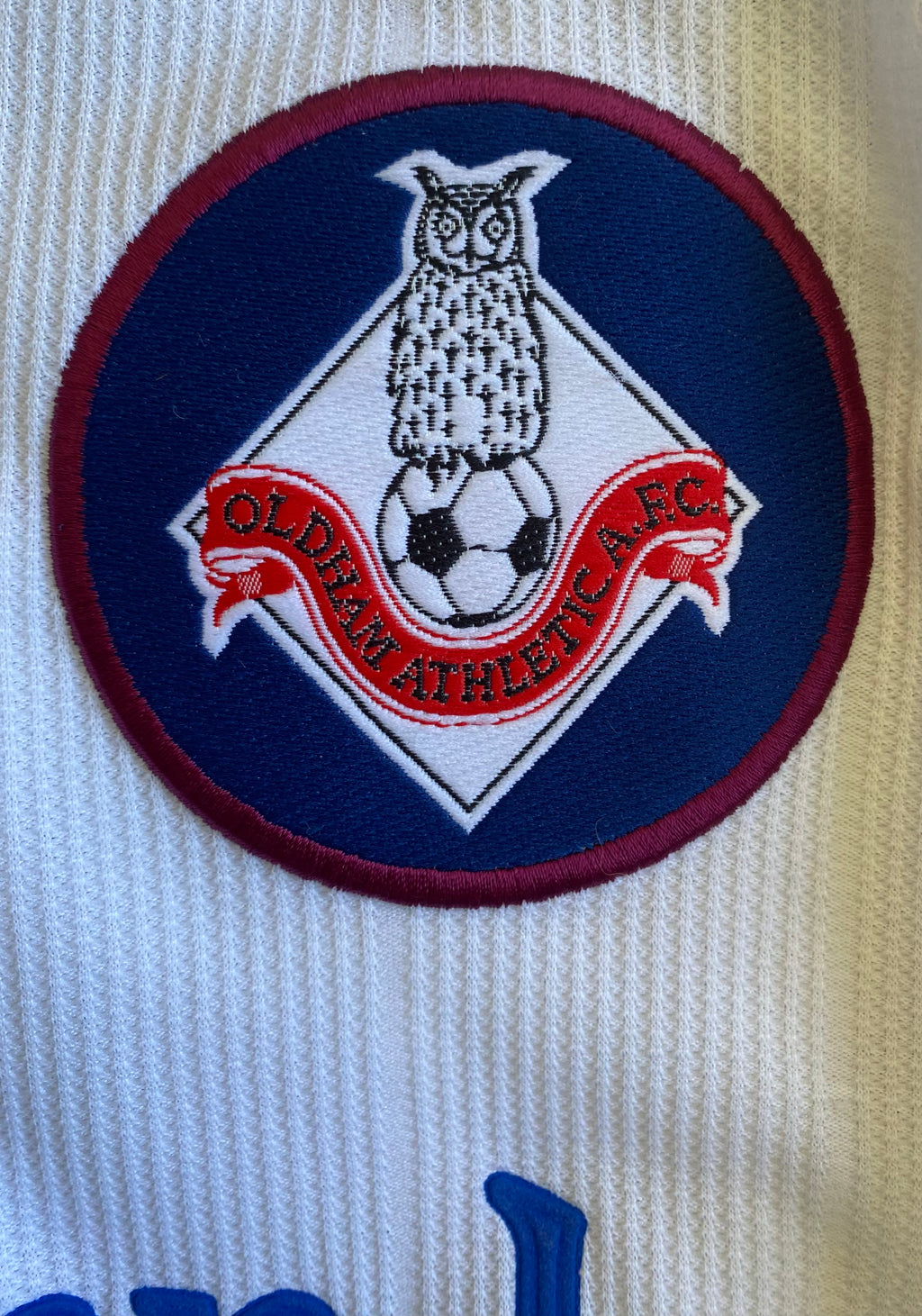1998/99 OLDHAM ATHLETIC MATCH WORN AWAY SHIRT (SALT #14)