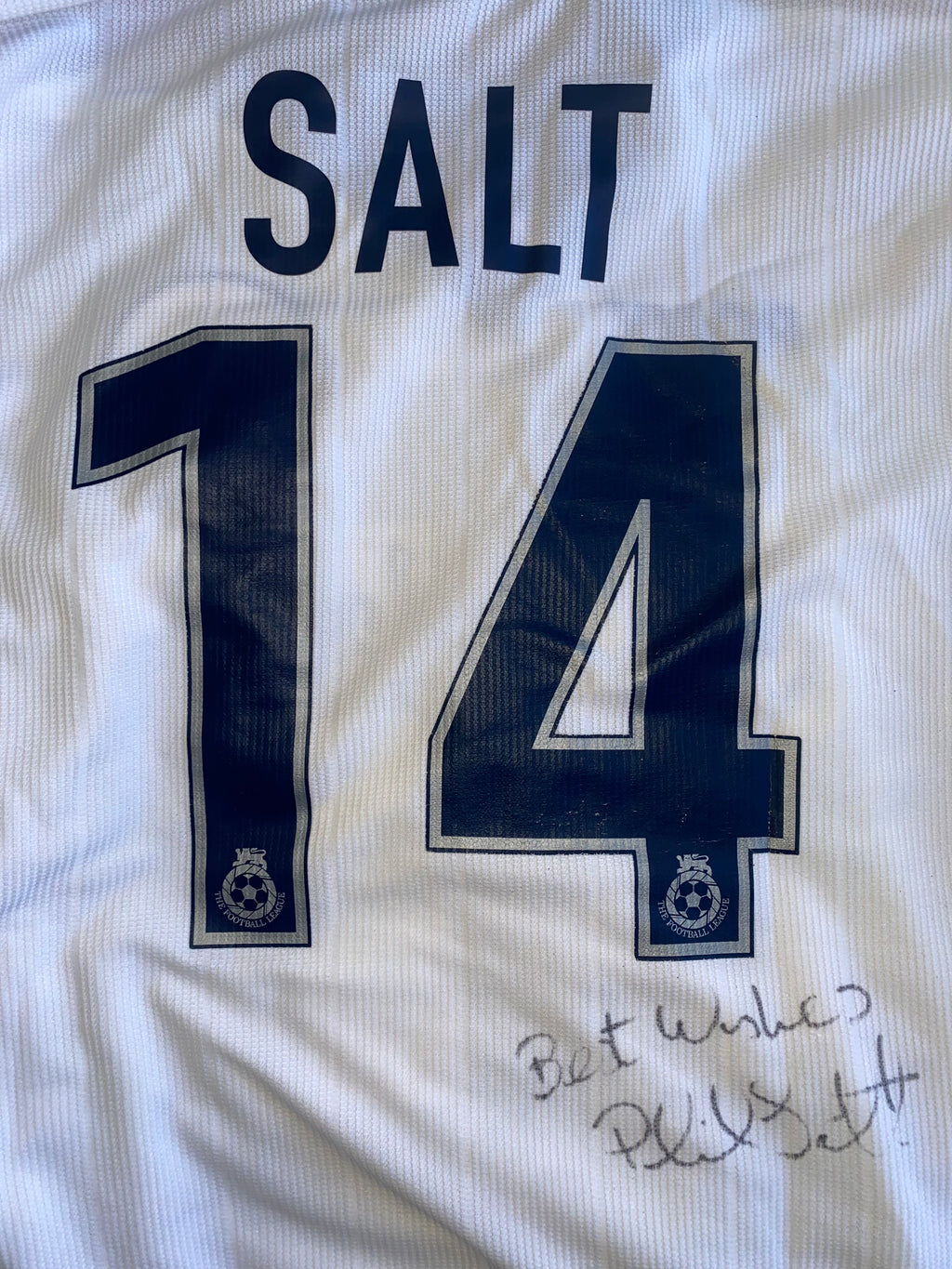 1998/99 OLDHAM ATHLETIC MATCH WORN AWAY SHIRT (SALT #14)