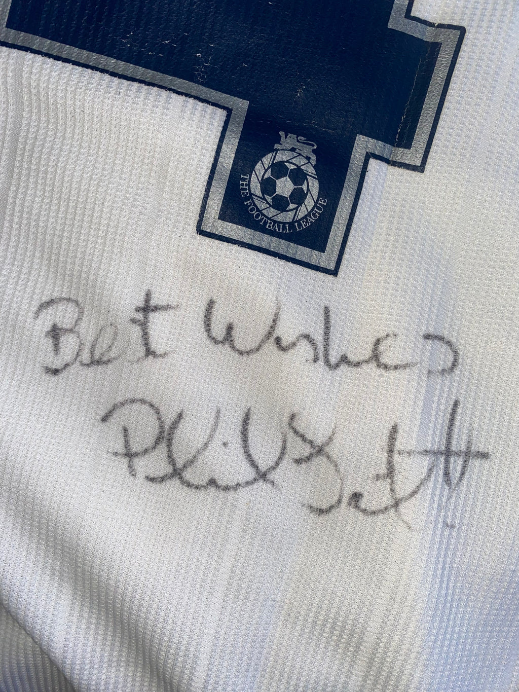 1998/99 OLDHAM ATHLETIC MATCH WORN AWAY SHIRT (SALT #14)