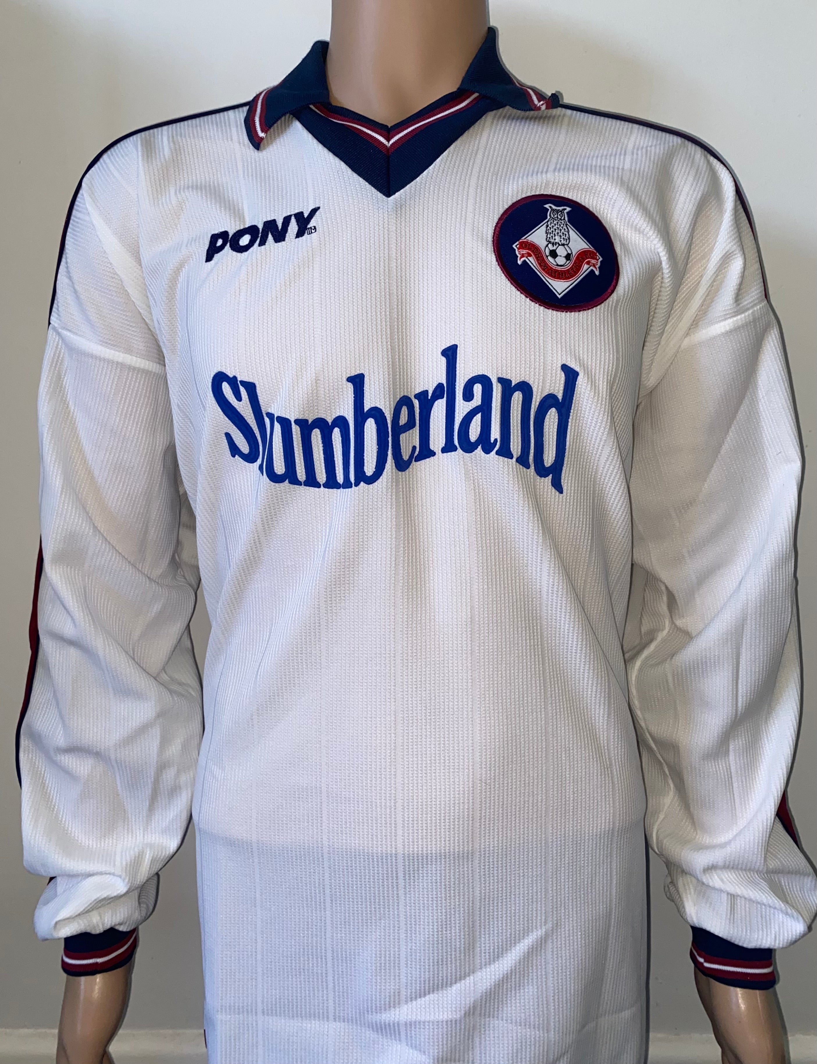 1998/99 OLDHAM ATHLETIC MATCH WORN AWAY SHIRT (SALT #14)