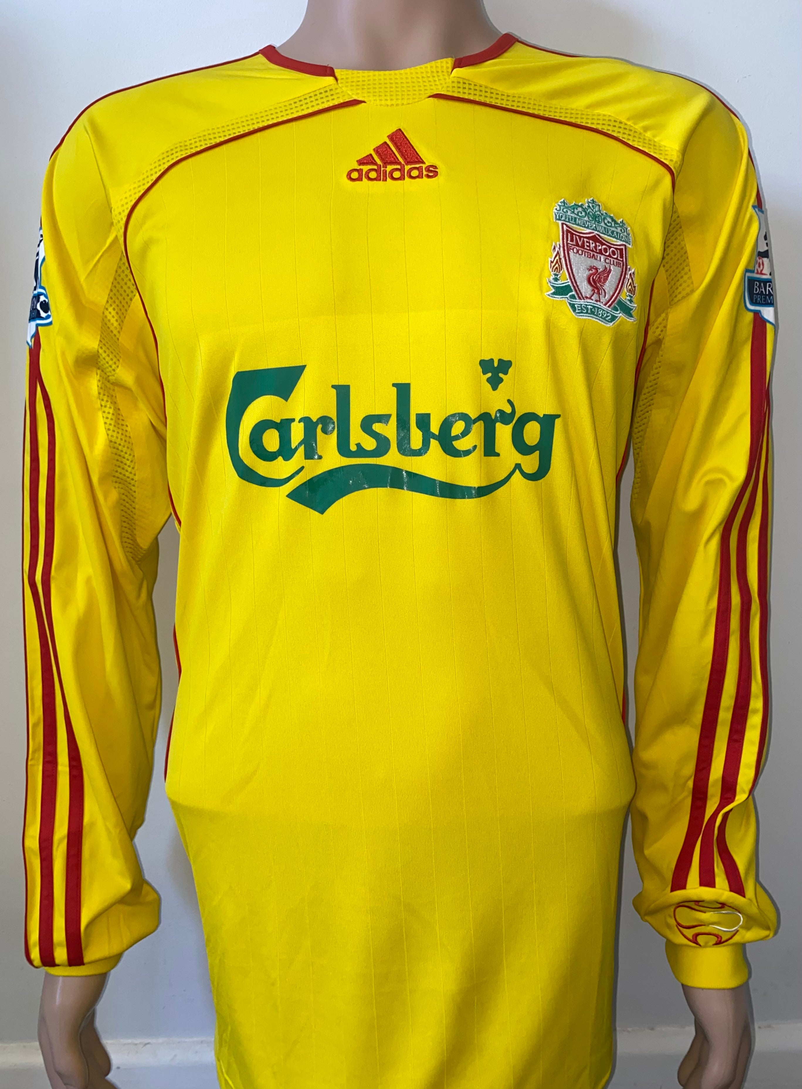 2006/07 LIVERPOOL MATCH ISSUE AWAY SHIRT (KEWELL #7)
