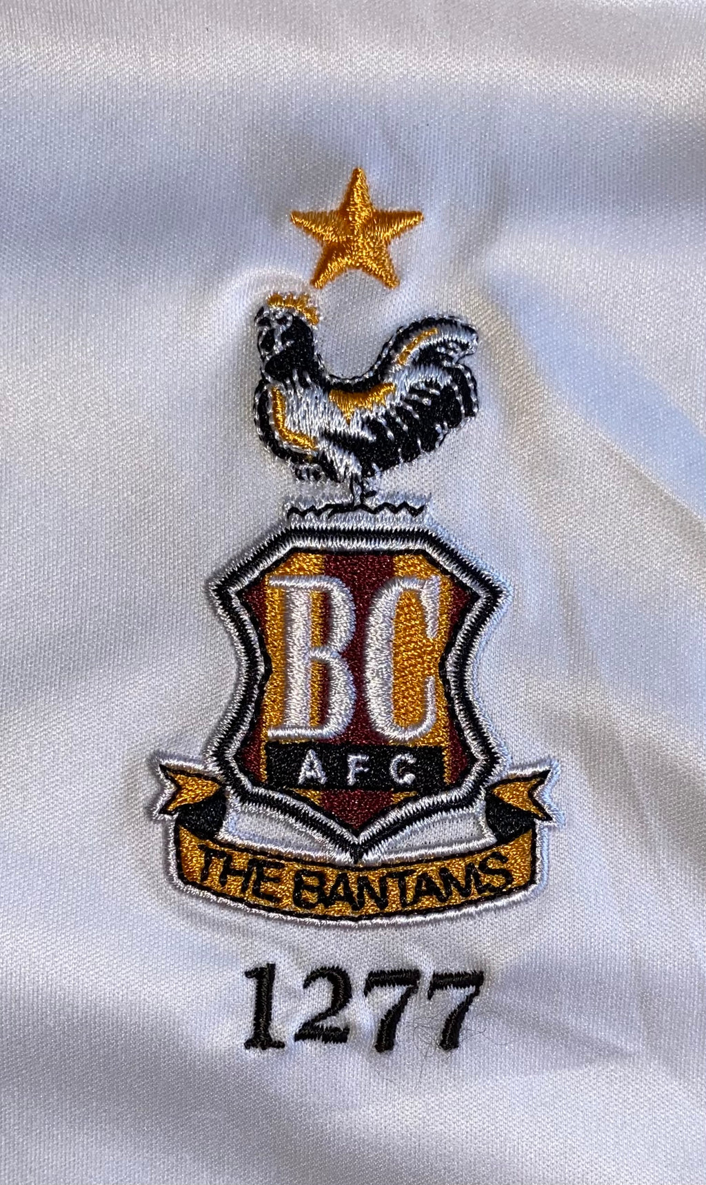 2019/20 BRADFORD CITY MATCH WORN AWAY SHIRT (HENLEY #22)