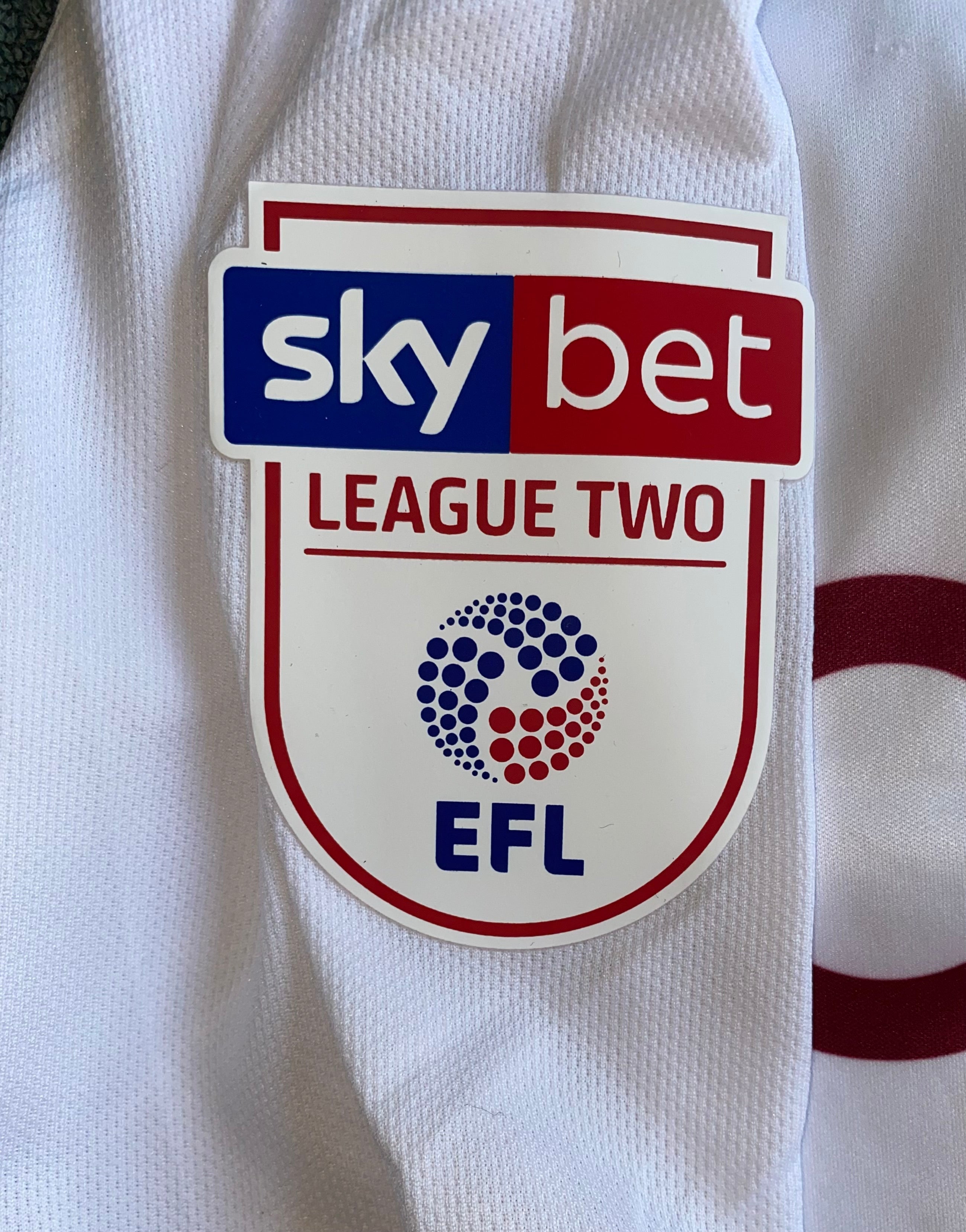 2019/20 BRADFORD CITY MATCH WORN AWAY SHIRT (HENLEY #22)