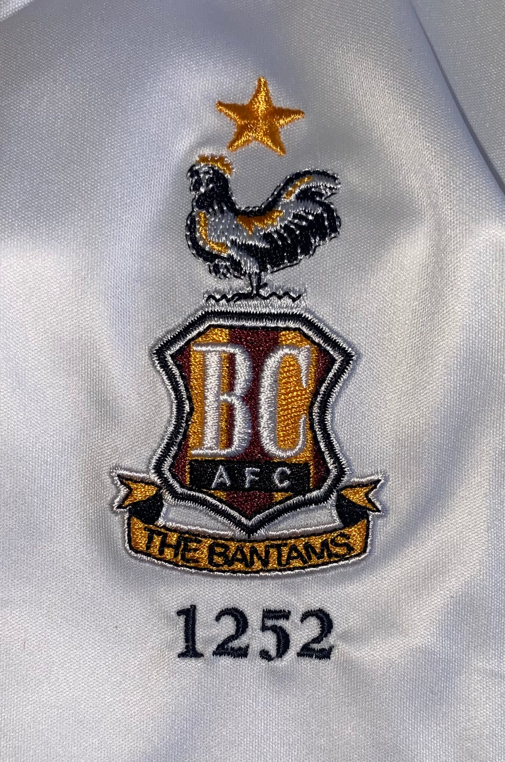 2019/20 BRADFORD CITY MATCH WORN AWAY SHIRT (MELLOR #2)