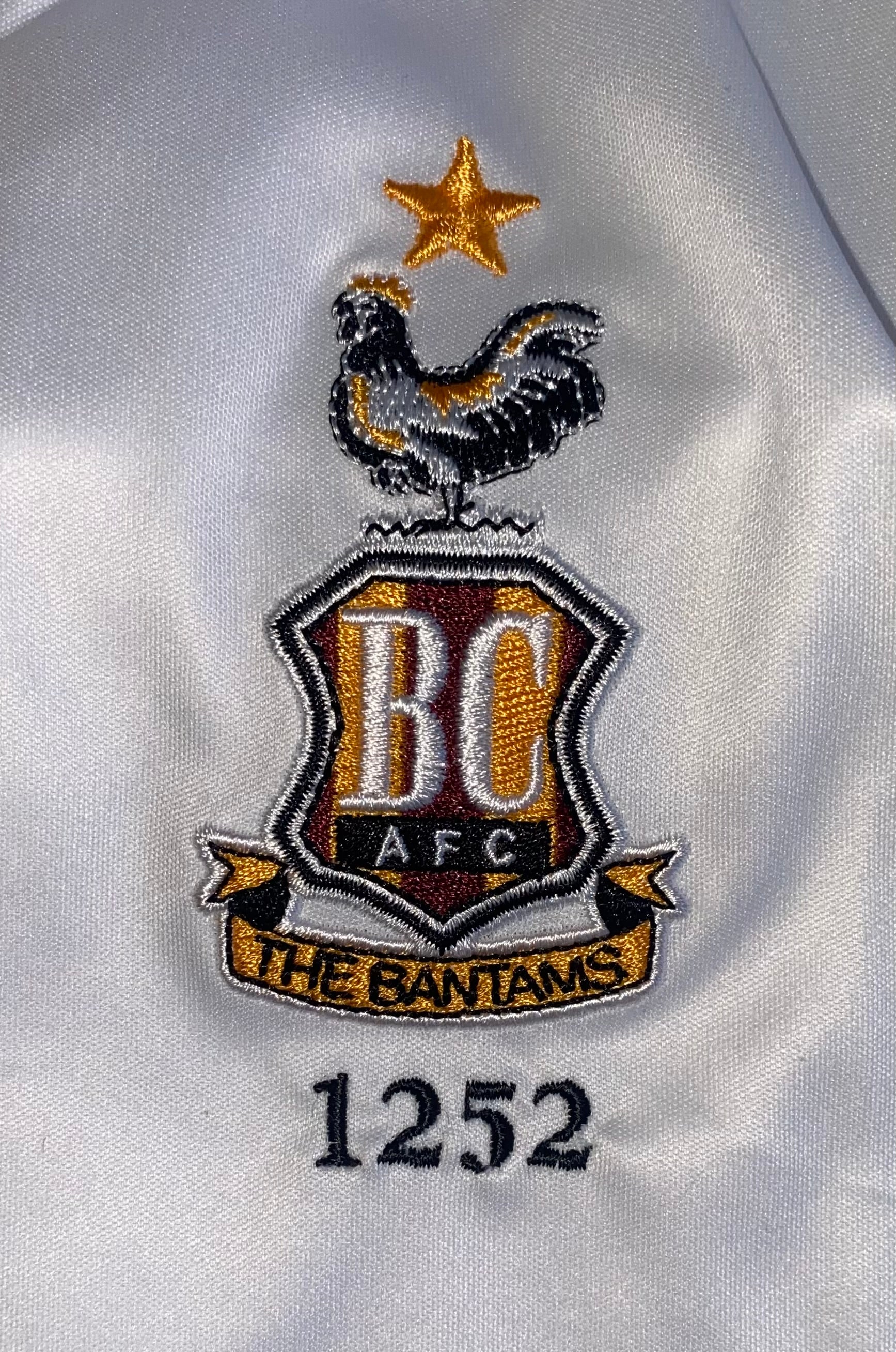 2019/20 BRADFORD CITY MATCH WORN AWAY SHIRT (MELLOR #2)