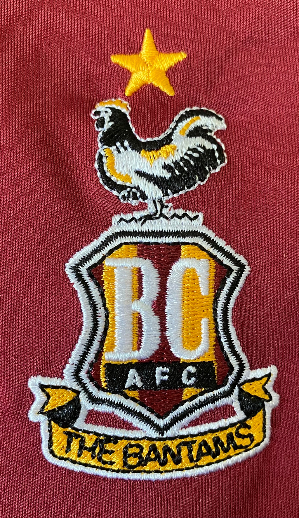 2018/19 BRADFORD CITY MATCH ISSUE HOME SHIRT (CLARE #33)