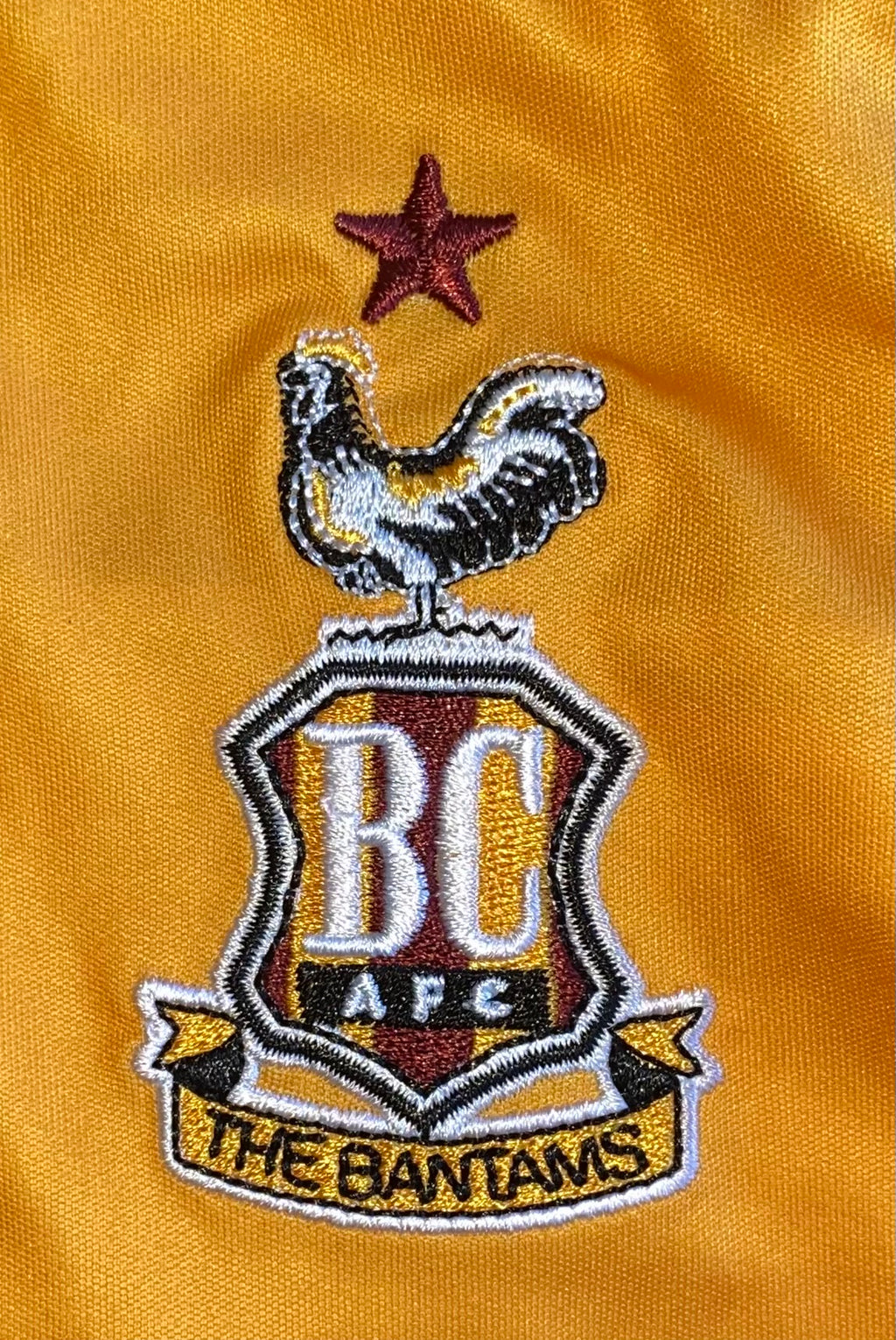 2017/18 BRADFORD CITY MATCH WORN HOME SHIRT (FIELD #15 v PLYMOUTH ARGYLE)