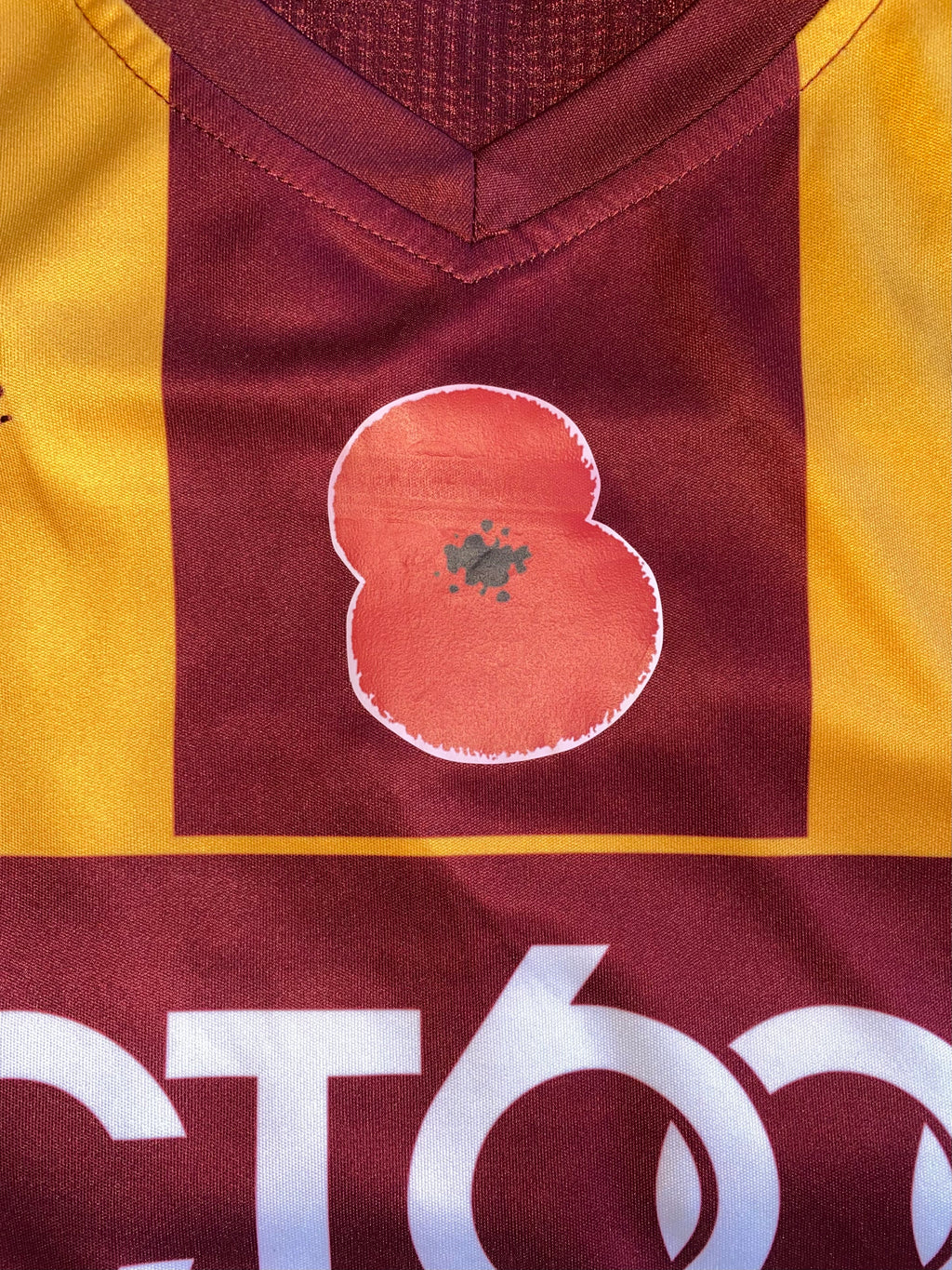 2017/18 BRADFORD CITY MATCH WORN HOME SHIRT (FIELD #15 v PLYMOUTH ARGYLE)