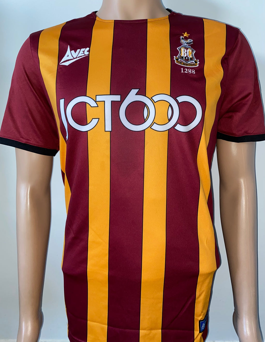 2019/20 BRADFORD CITY MATCH WORN HOME SHIRT (OTEH #25)