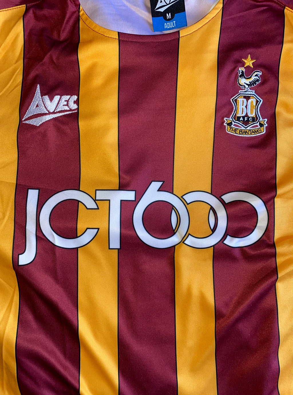 2019/20 BRADFORD CITY MATCH WORN HOME SHIRT (MIDDLETON #20 V GRIMSBY TOWN)