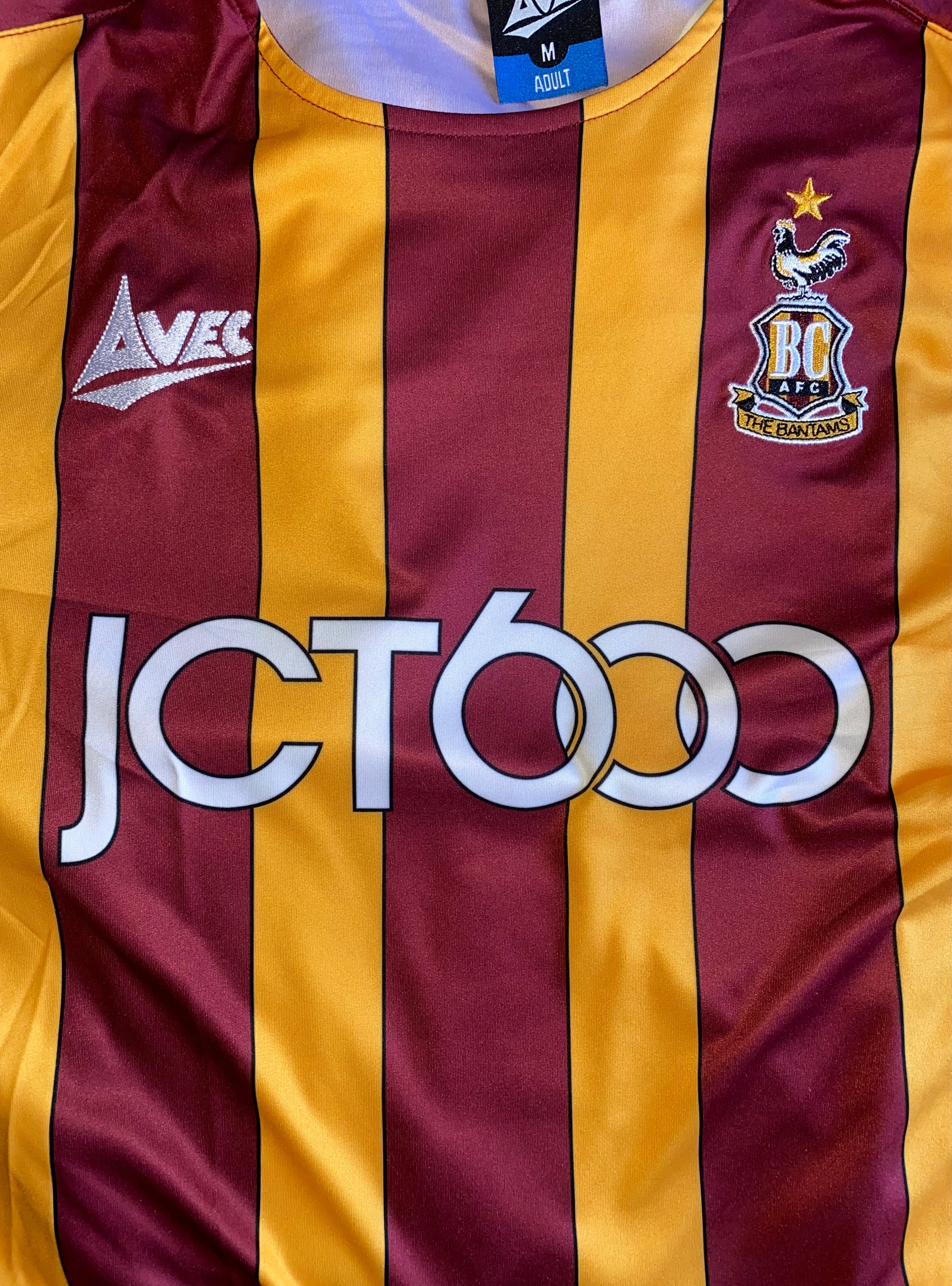 2019/20 BRADFORD CITY MATCH WORN HOME SHIRT (MIDDLETON #20 V GRIMSBY TOWN)