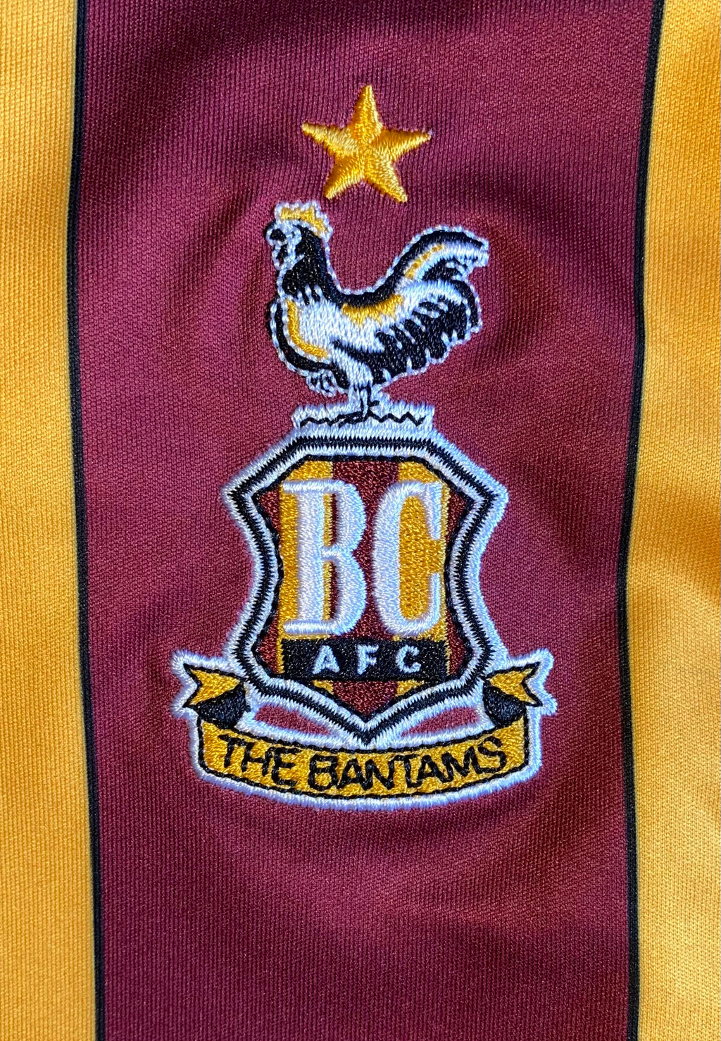 2019/20 BRADFORD CITY MATCH WORN HOME SHIRT (MIDDLETON #20 V GRIMSBY TOWN)