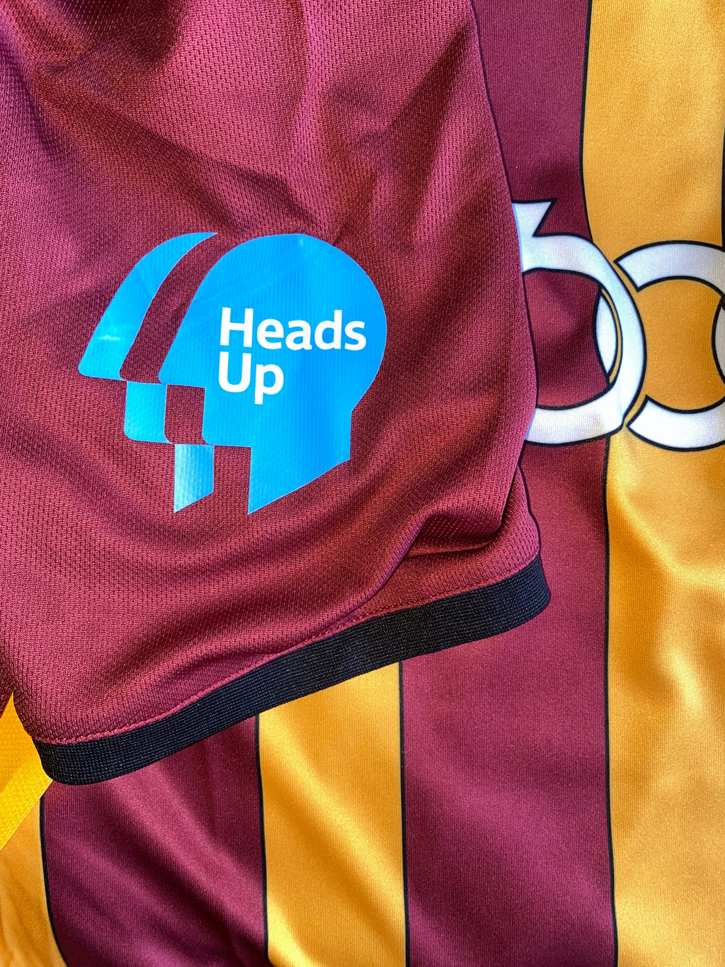 2019/20 BRADFORD CITY MATCH WORN HOME SHIRT (MIDDLETON #20 V GRIMSBY TOWN)