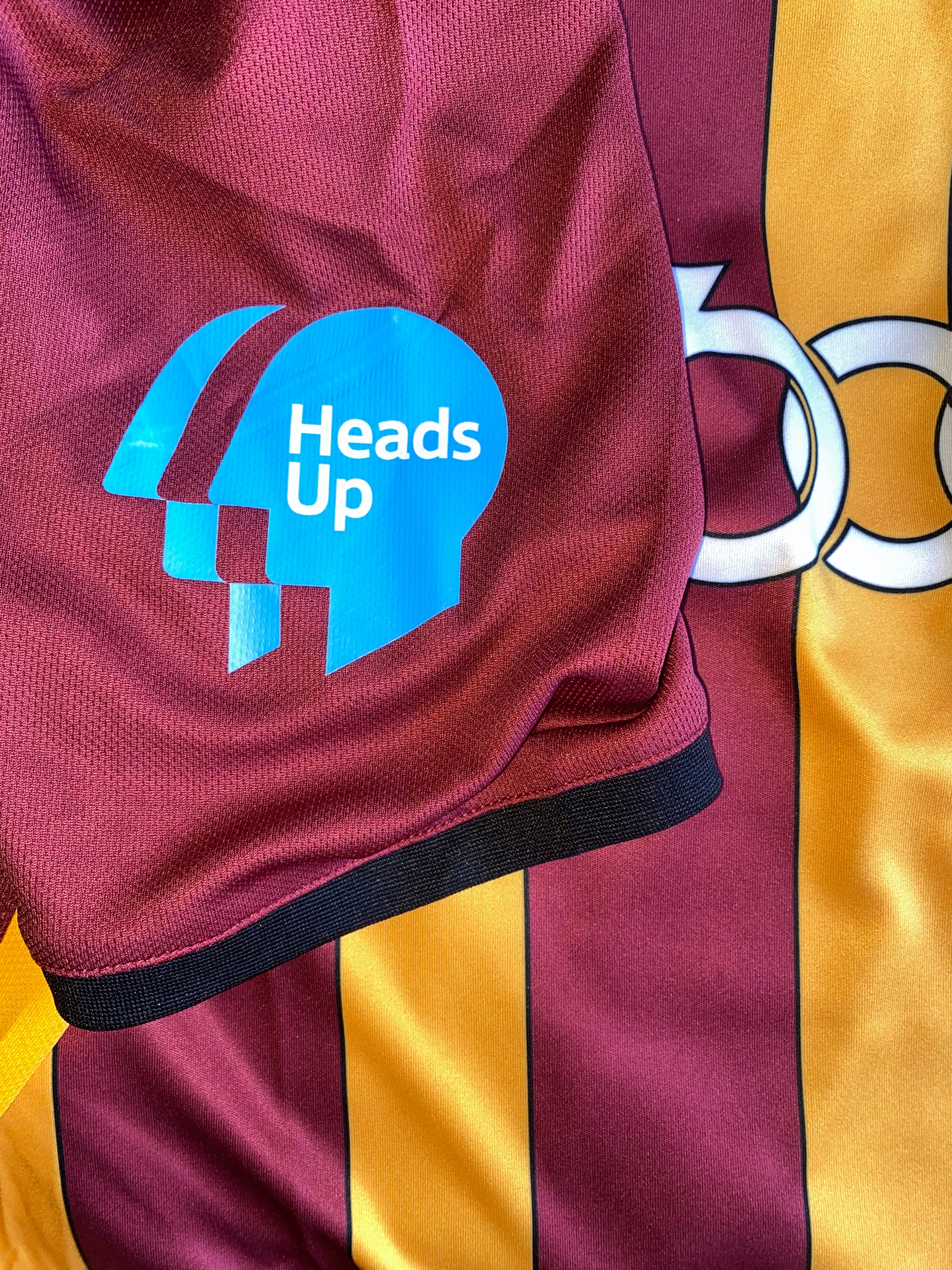 2019/20 BRADFORD CITY MATCH WORN HOME SHIRT (MIDDLETON #20 V GRIMSBY TOWN)